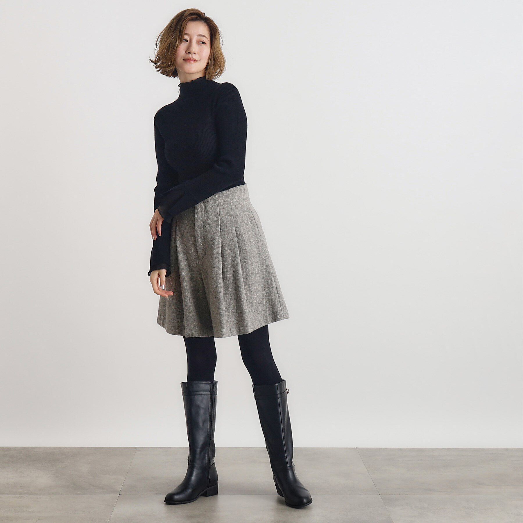 grove「【雑誌掲載】ヘリンボンツイードショートパンツ」|その他|