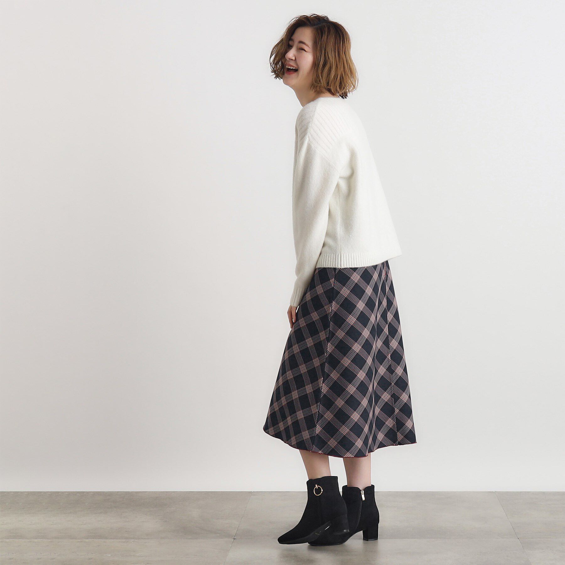 grove「リバーシブルフレアスカート」|スカート|