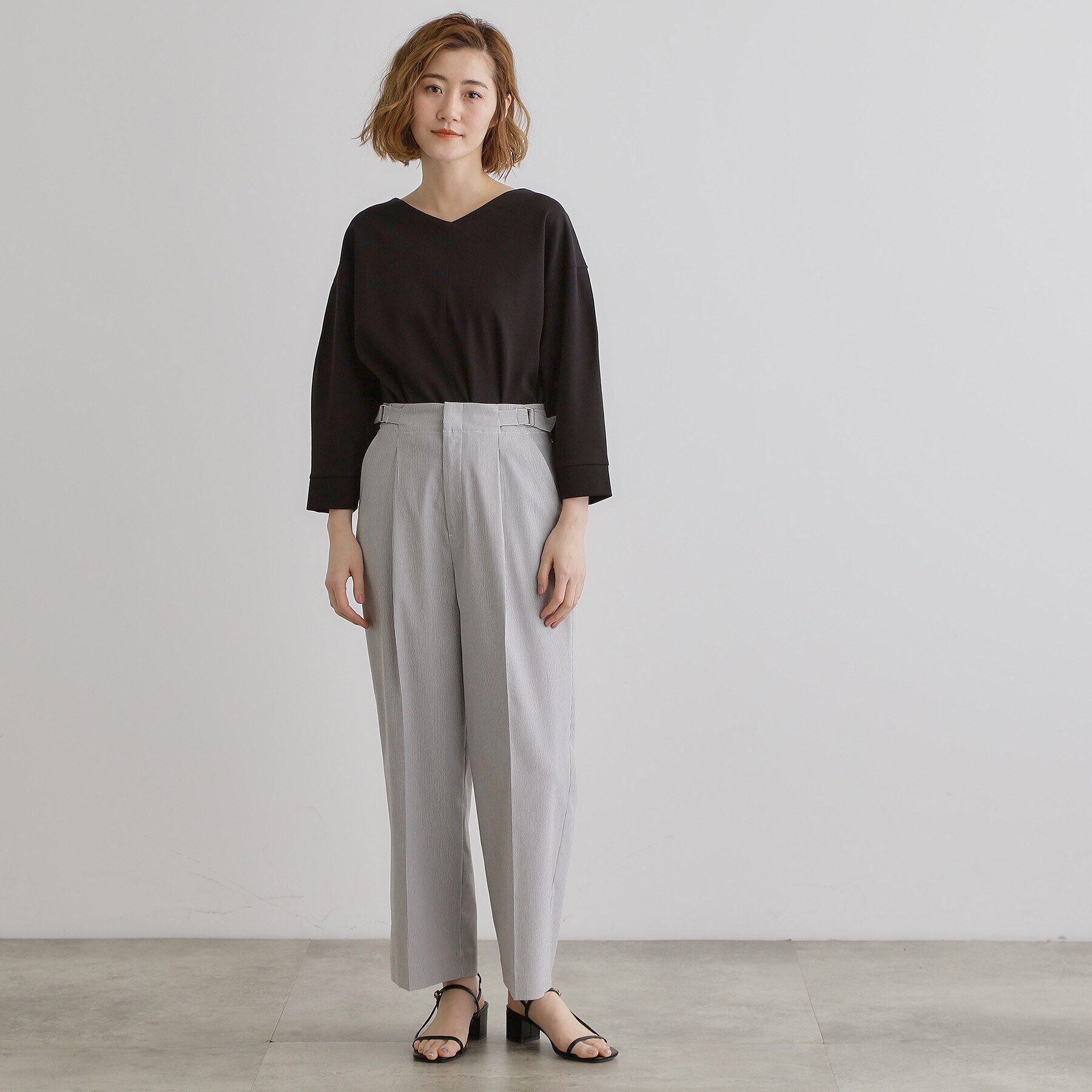 grove「【接触冷感】ハイパーストレッチワイドパンツ」|その他|