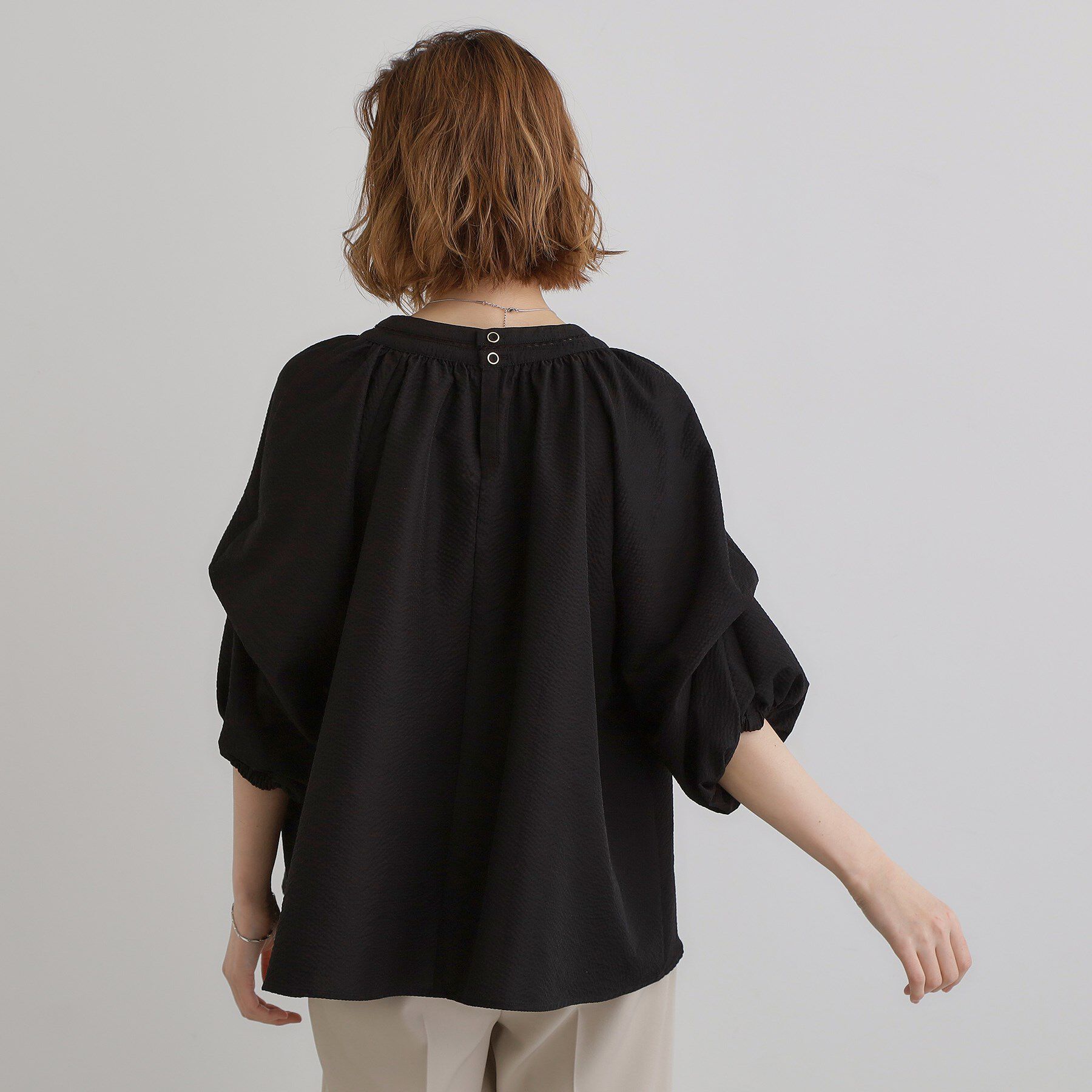 grove「2WAYサッカースモックブラウス」|シャツ・ブラウス|