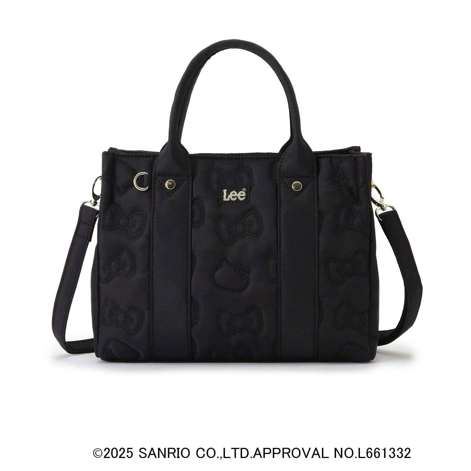 grove「【ハローキティ】Lee別注リボンキティキルトスクエアトート」|トートバッグ|