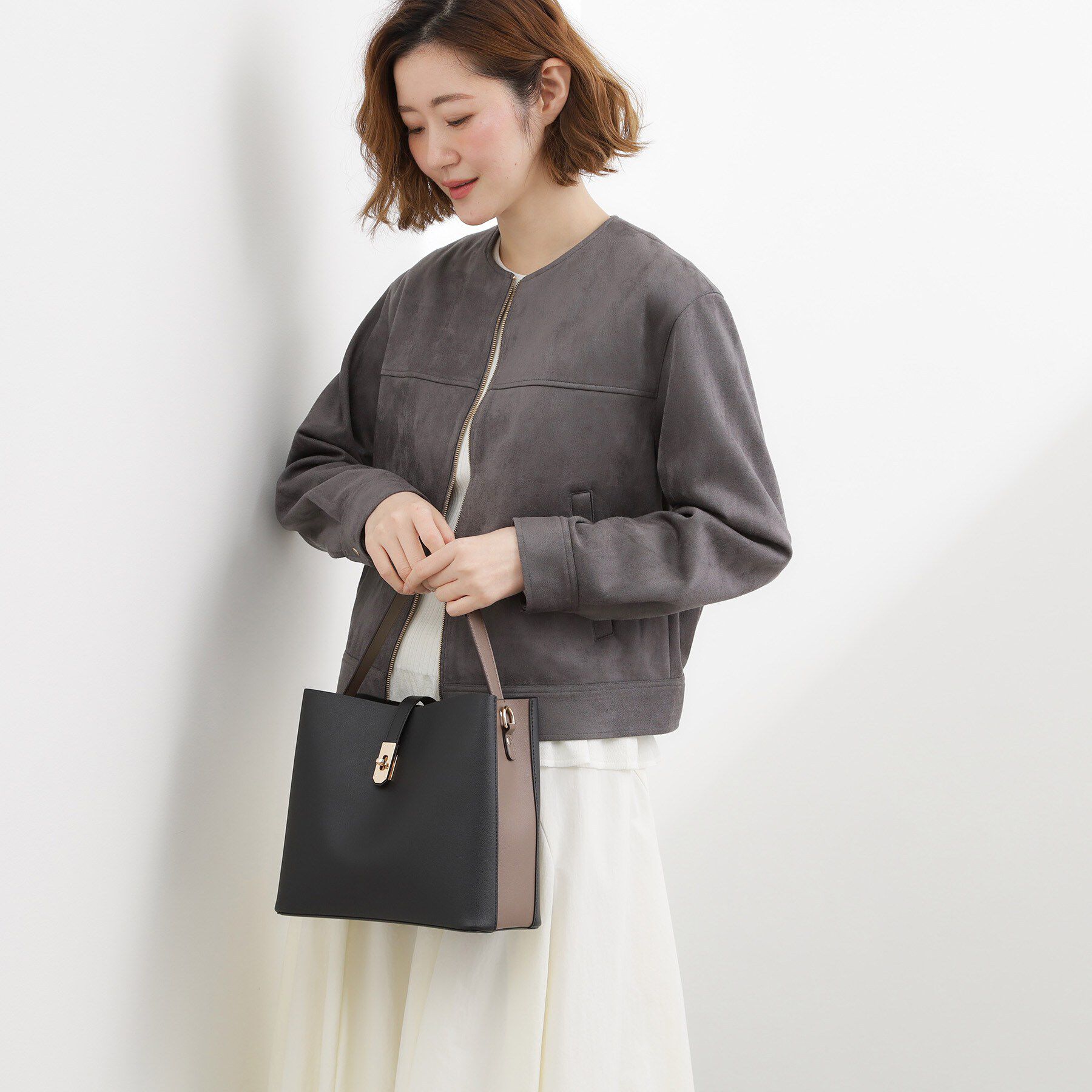 grove「人間工学 ベルトダブルショルダー」|ハンドバッグ|