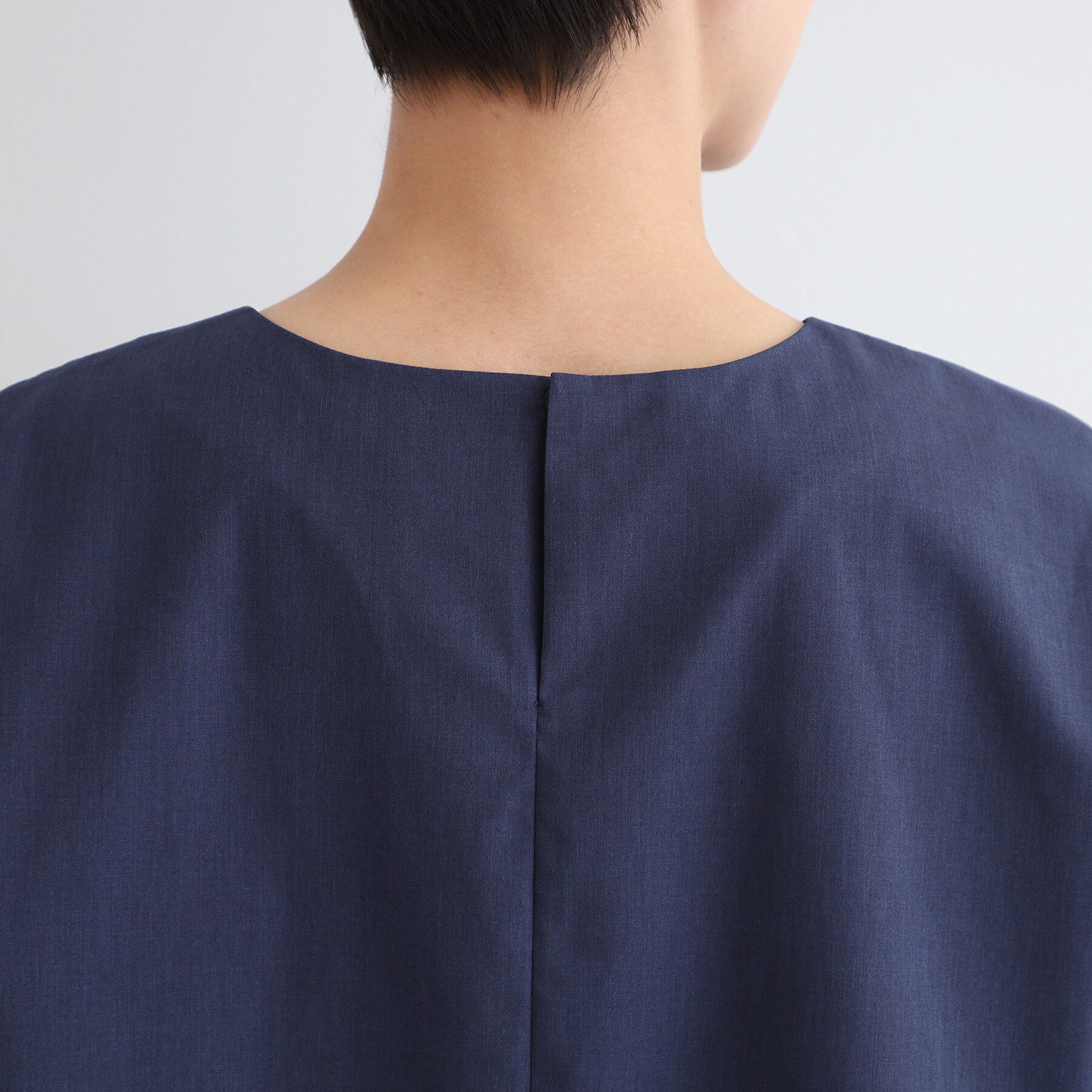 INDIVI「【洗える／UVケア／接触冷感／SETUP可能】ブロード素材フレンチブラウス」|シャツ・ブラウス|