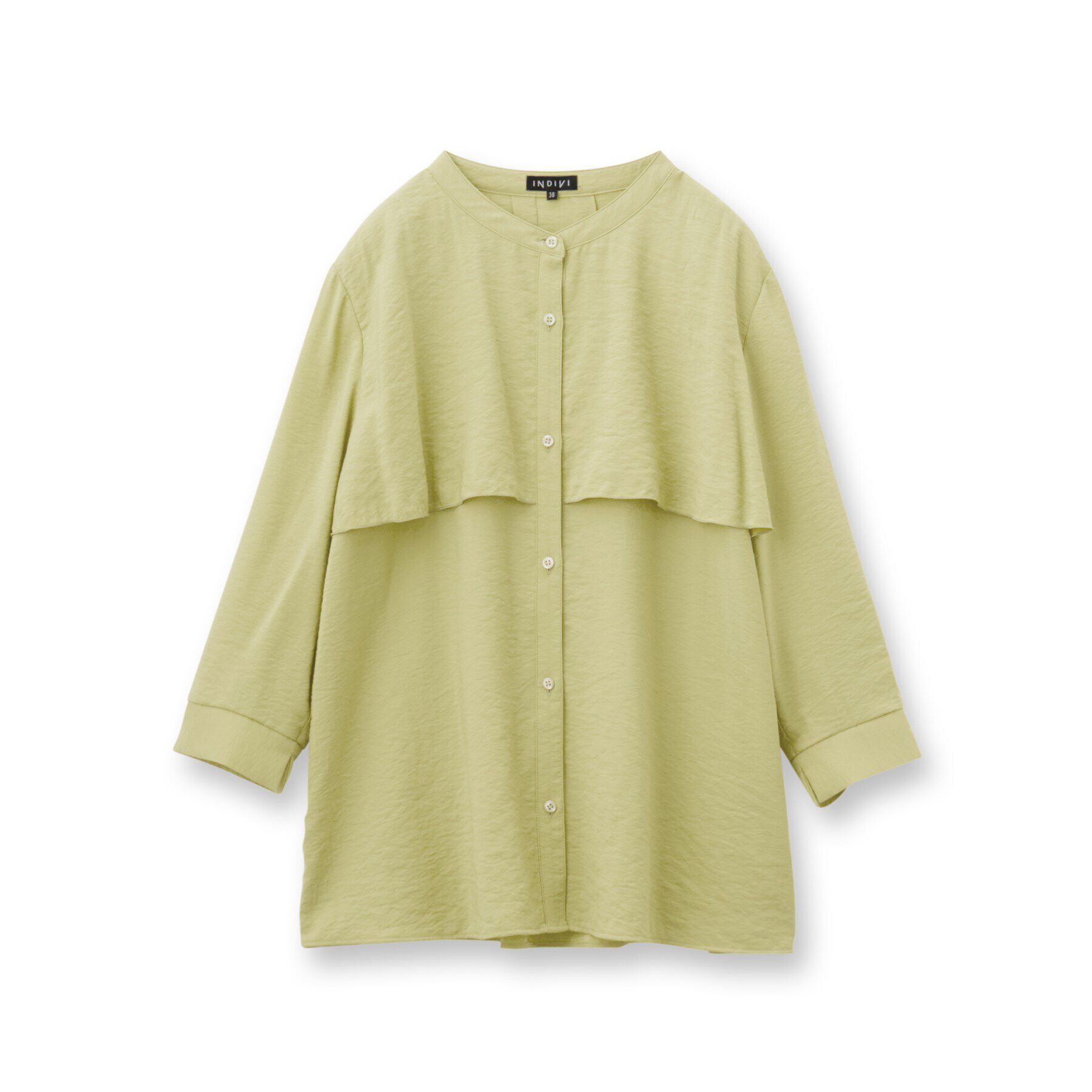 INDIVI「【洗える】ヨークデザインブラウス」|シャツ・ブラウス|