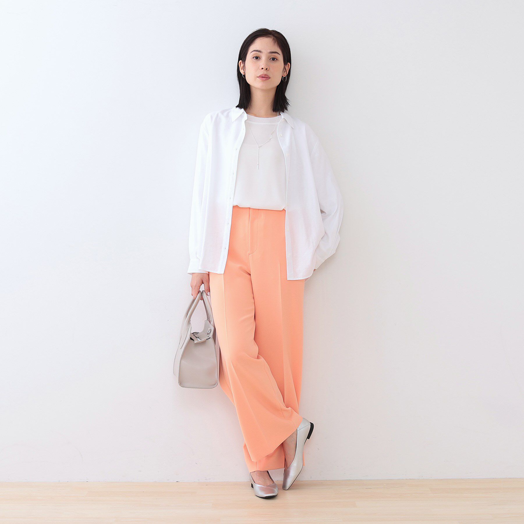 INDIVI「【復活！褒められパンツ】ストレッチ ワイドパンツ」|その他|