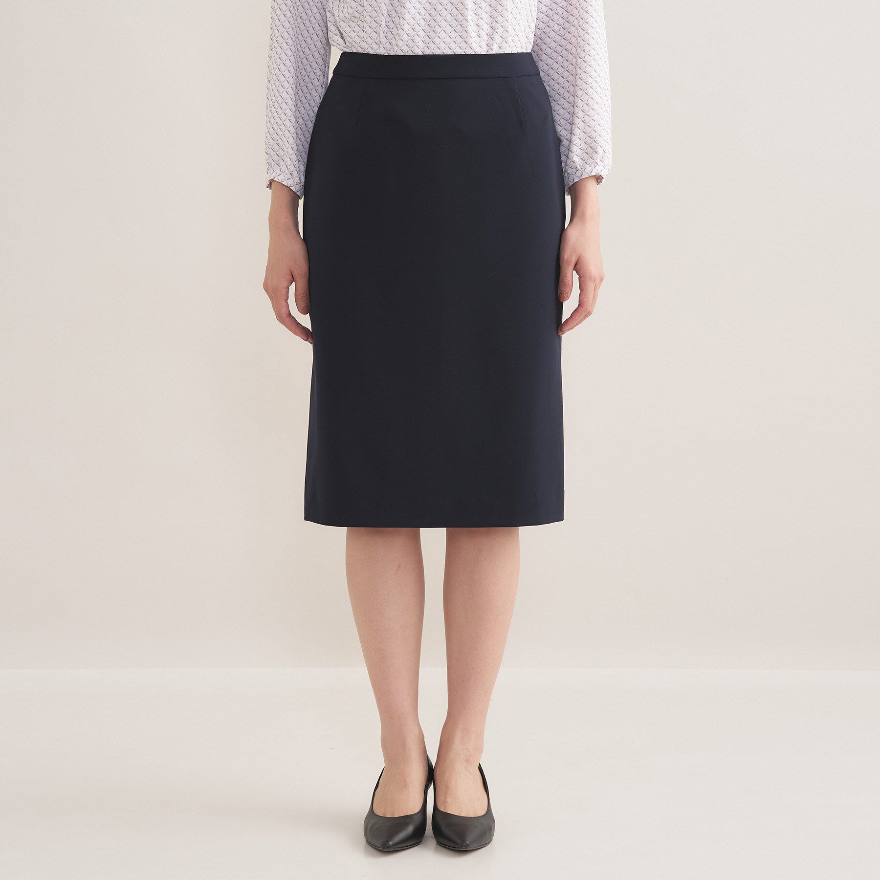 INDIVI「【通勤スーツ／洗える】ストレッチストレートスカート」|スーツ|