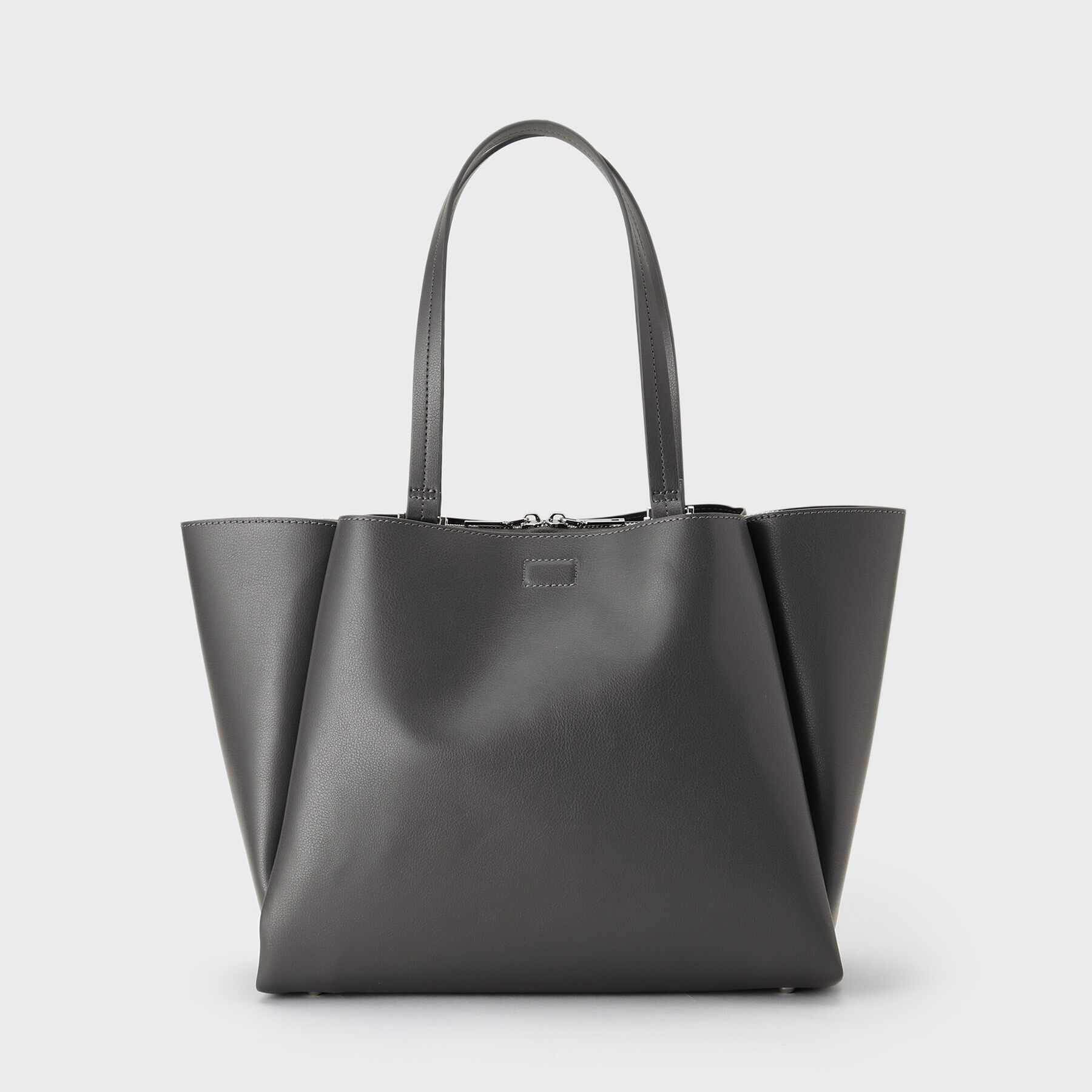 INDIVI「【A4収納可能／合皮】キャリアタックバッグ」|トートバッグ|