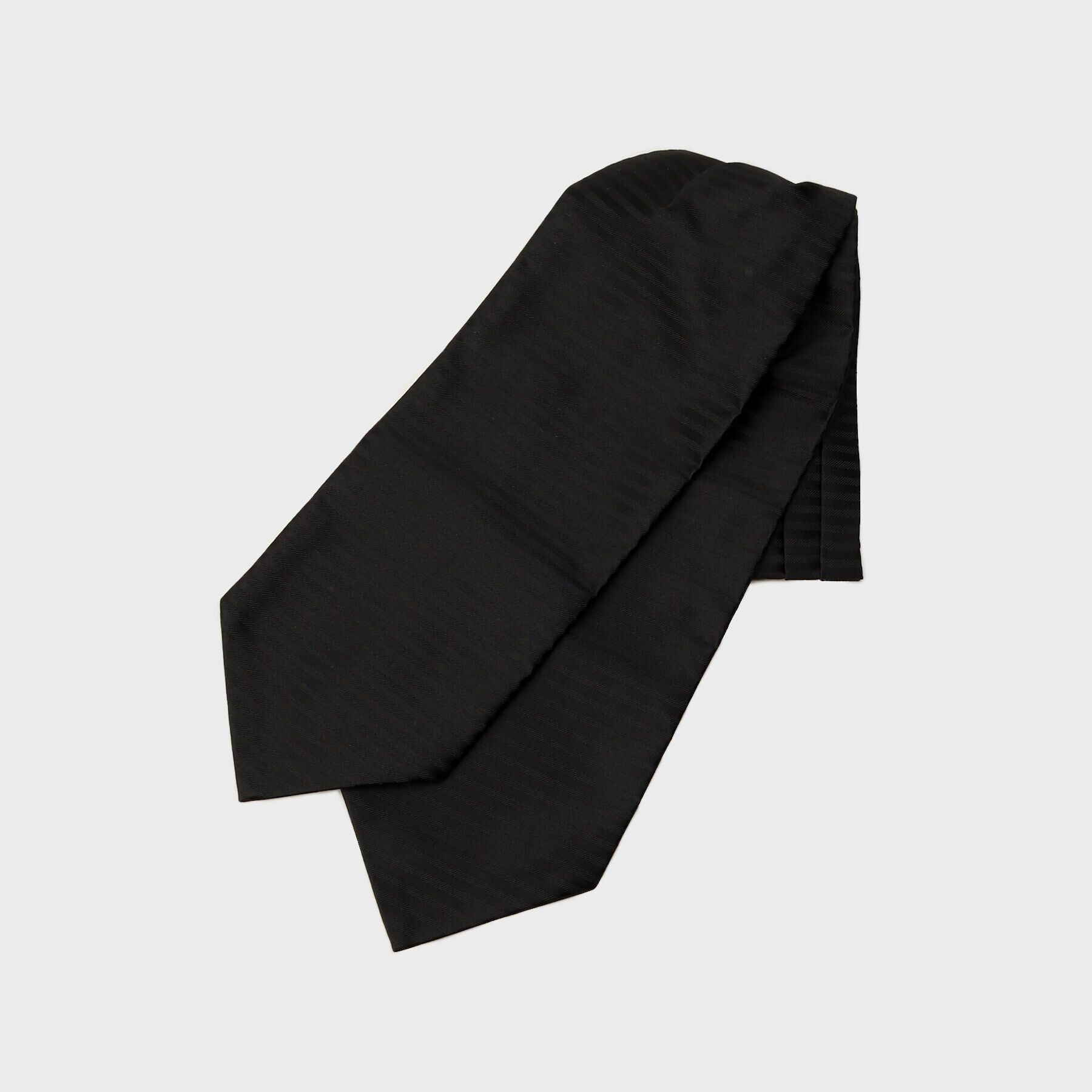 TAKEO KIKUCHI「フォーマルアスコットタイ」|ネクタイ・蝶ネクタイ|ブラック(019)