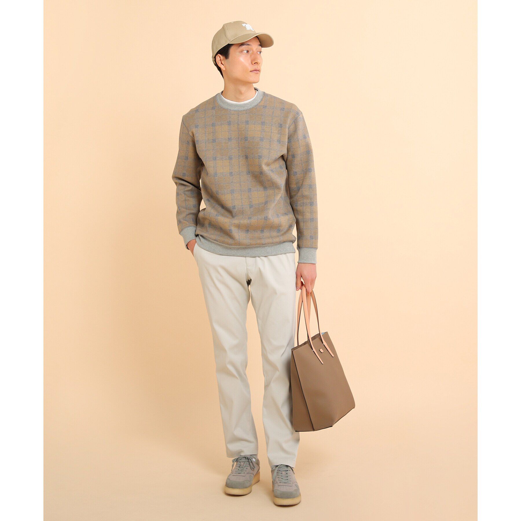 TAKEO KIKUCHI「ハイストレッチ ピケ スリム パンツ」|その他|