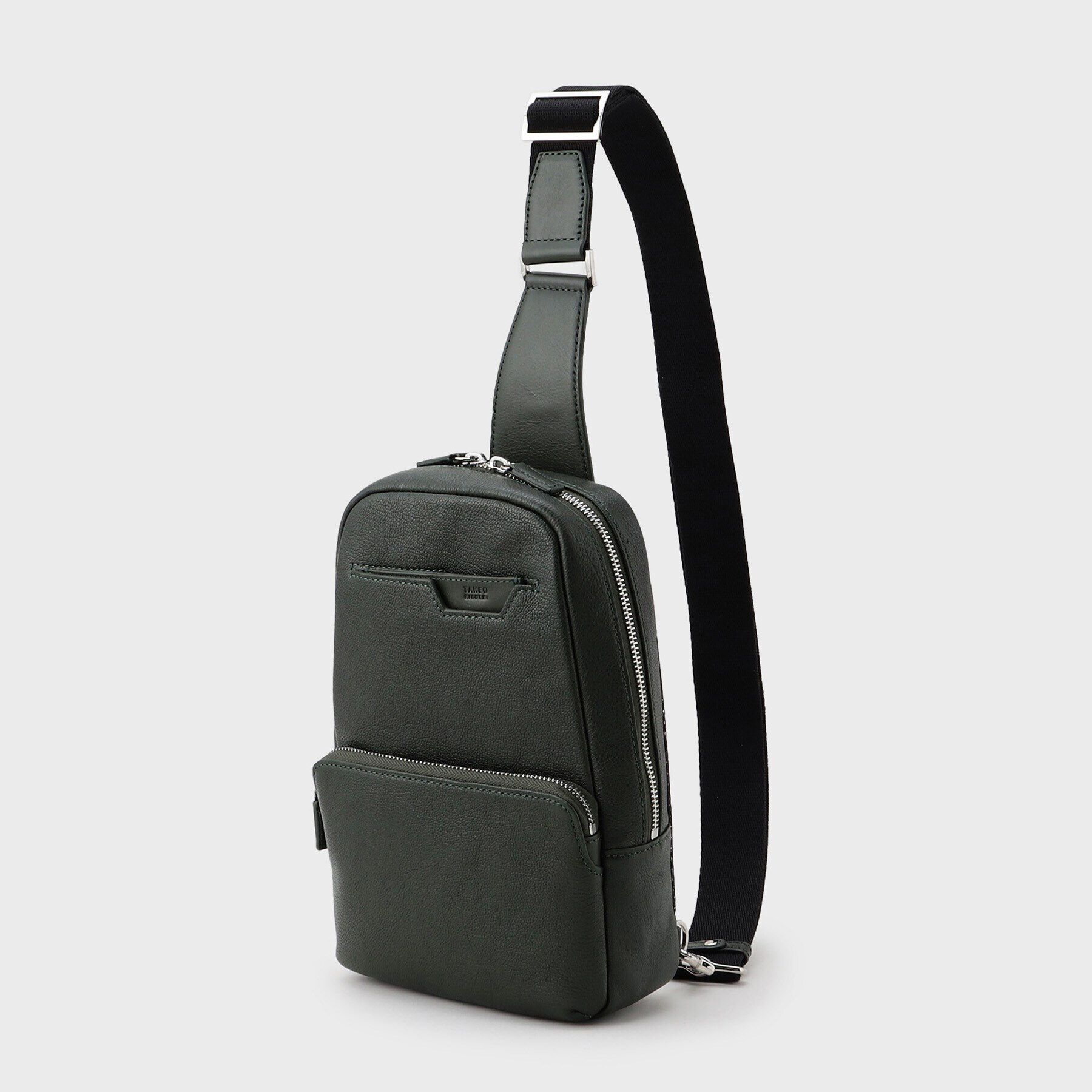 TAKEO KIKUCHI「【カードケース付き】シュリンクレザーボディバック」|その他|