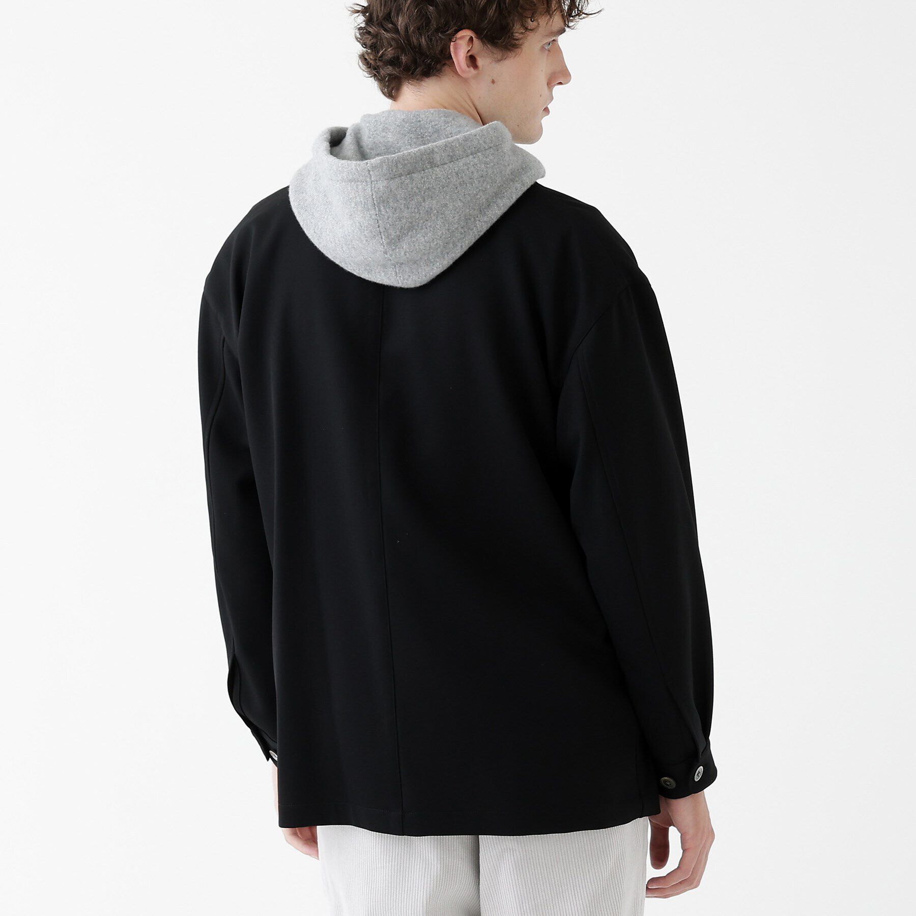 TAKEO KIKUCHI「【THE FLAGSHIP】ソフトギャバディン 羽織シャツ」|シャツ・ブラウス|