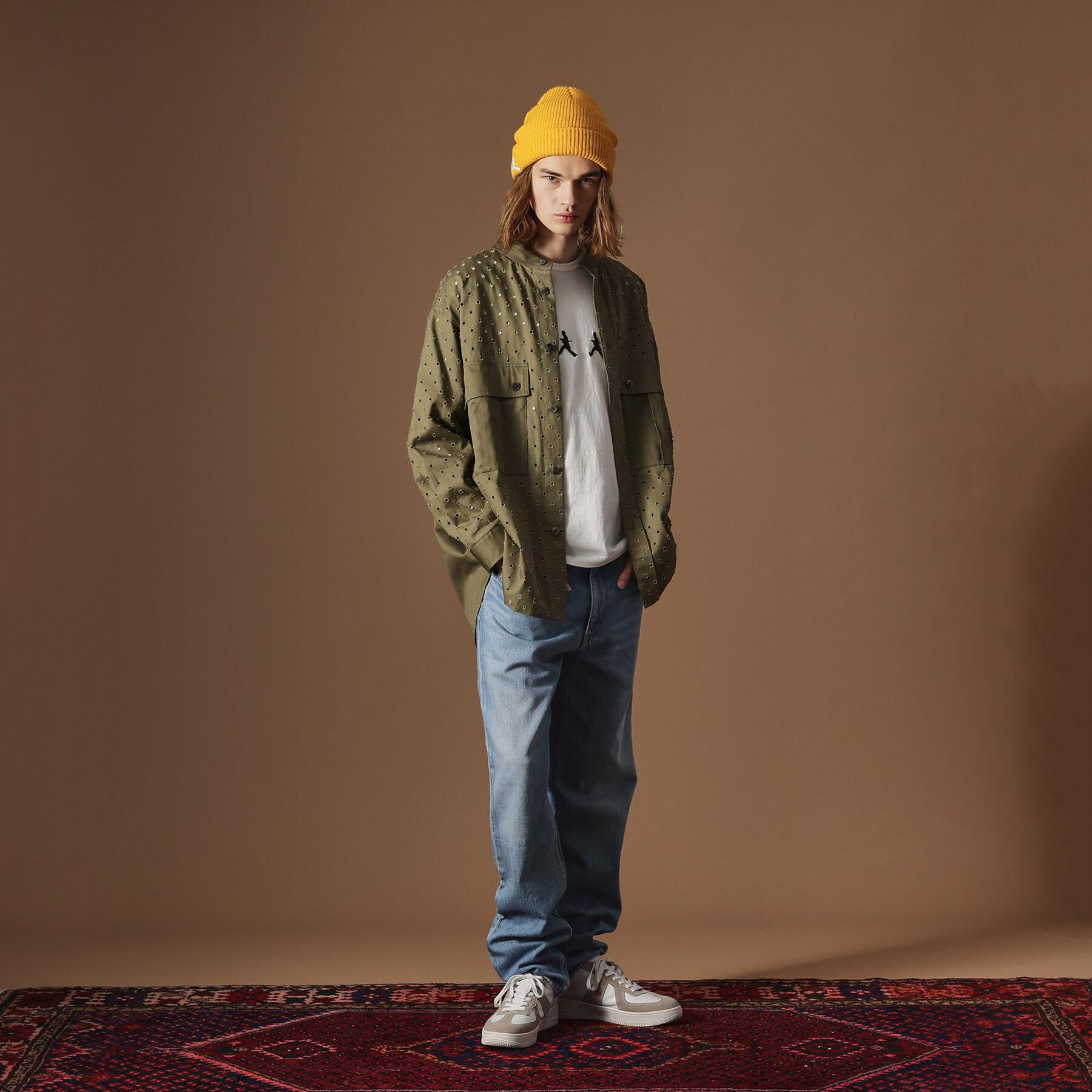 40CARATS&525「ツイルオパールオーバーシャツ」|シャツ・ブラウス|