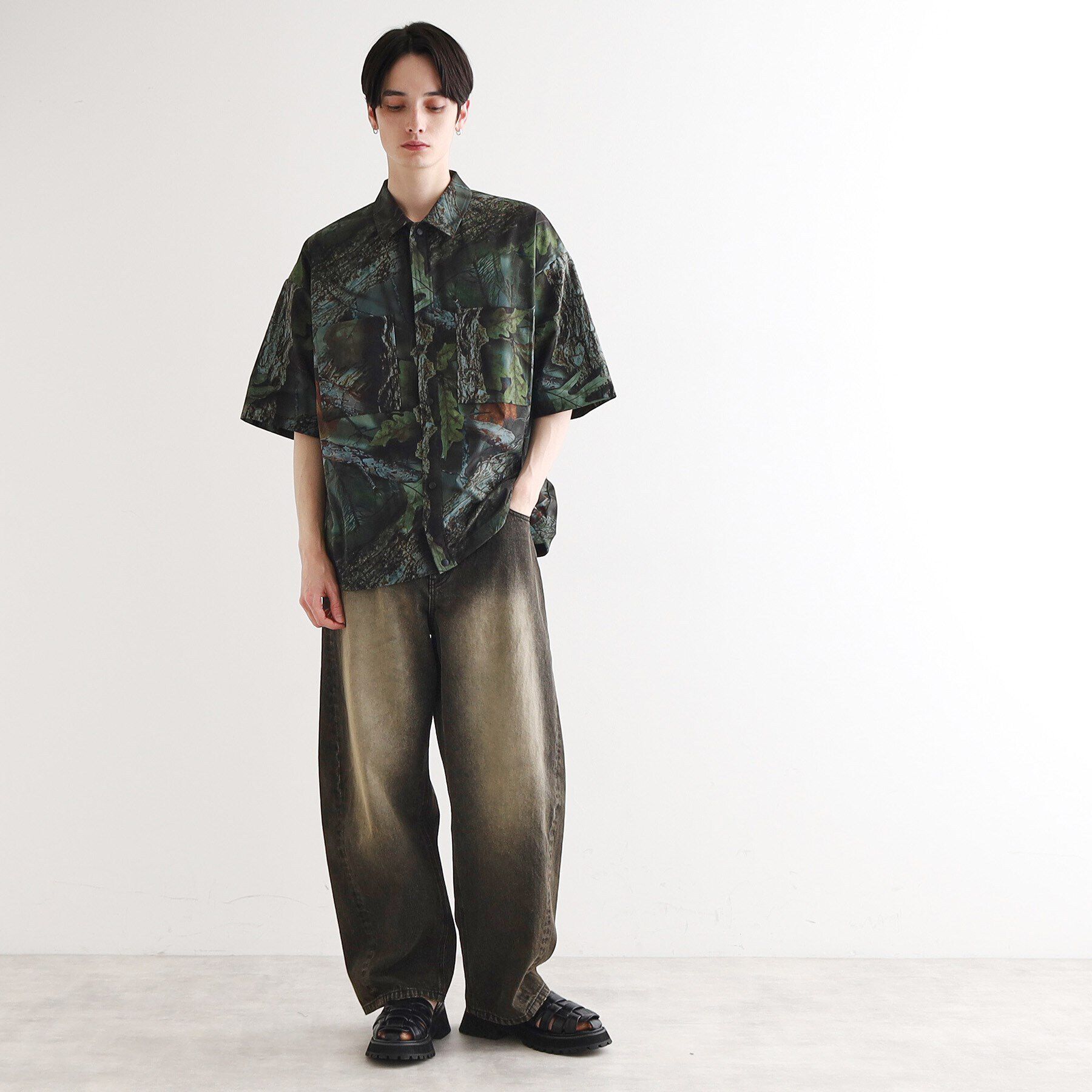 tk.TAKEO KIKUCHI「リアルツリーカモフラシャツ」|シャツ・ブラウス|