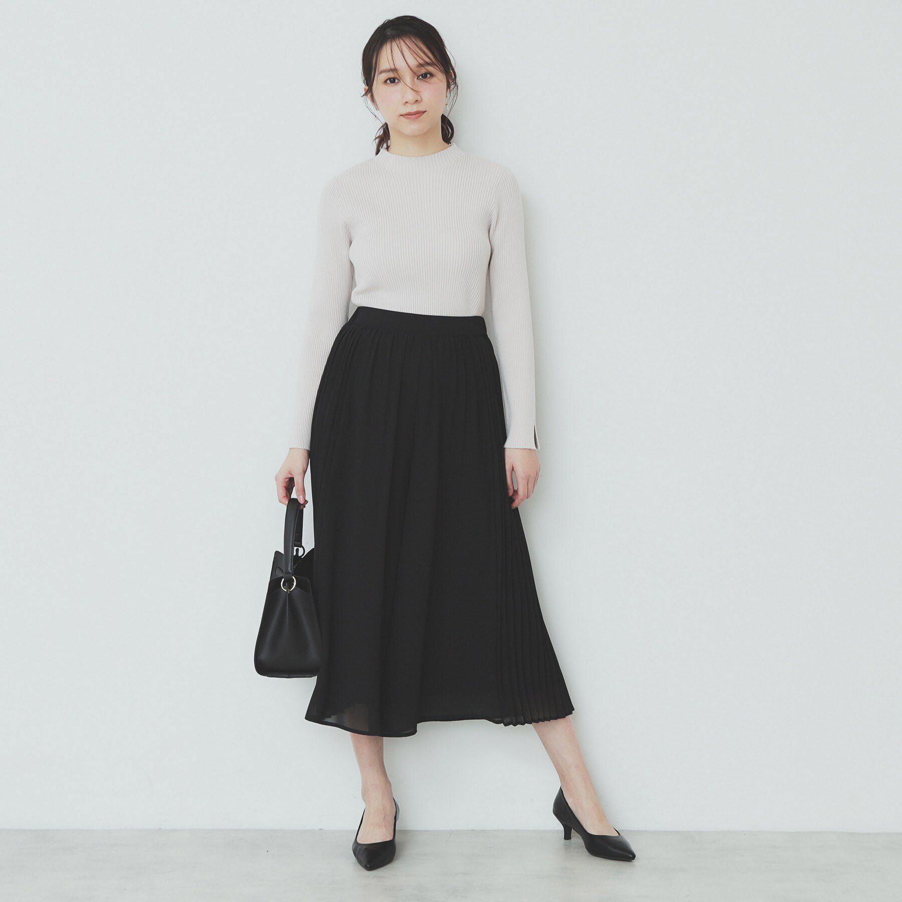 index「サイドプリーツフレアパンツ【洗濯機洗い可】」|その他|