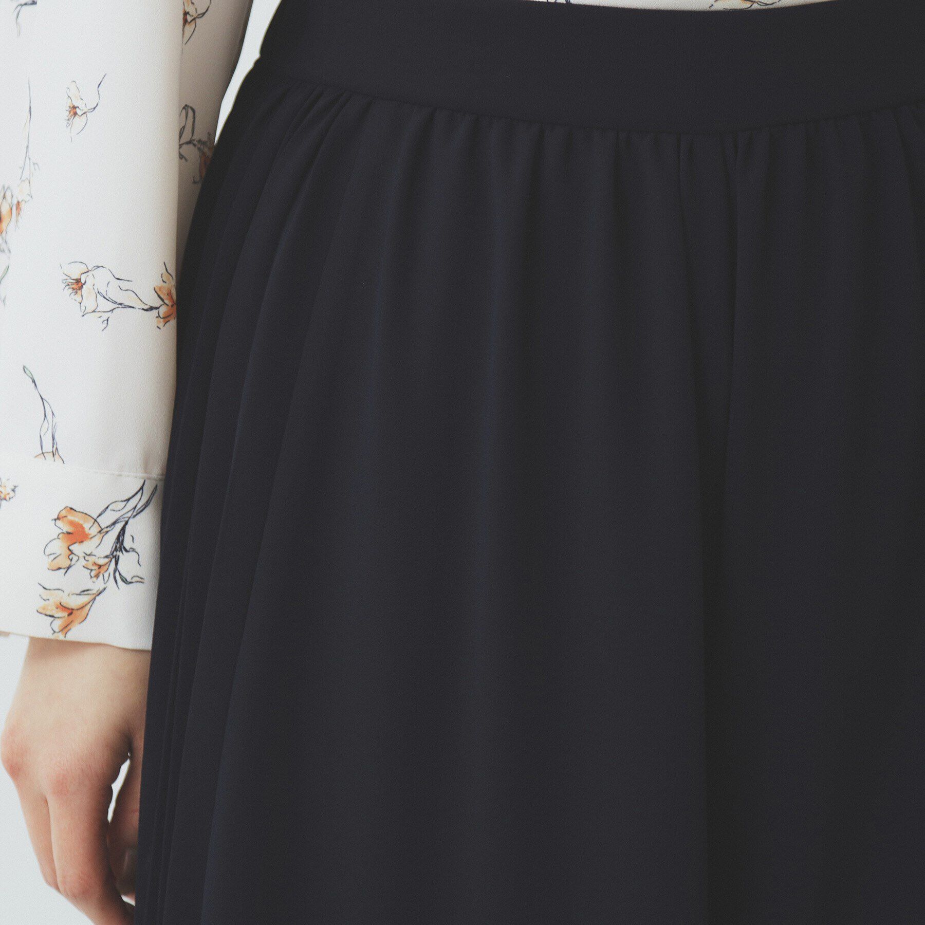 index「サイドプリーツフレアパンツ【洗濯機洗い可】」|その他|