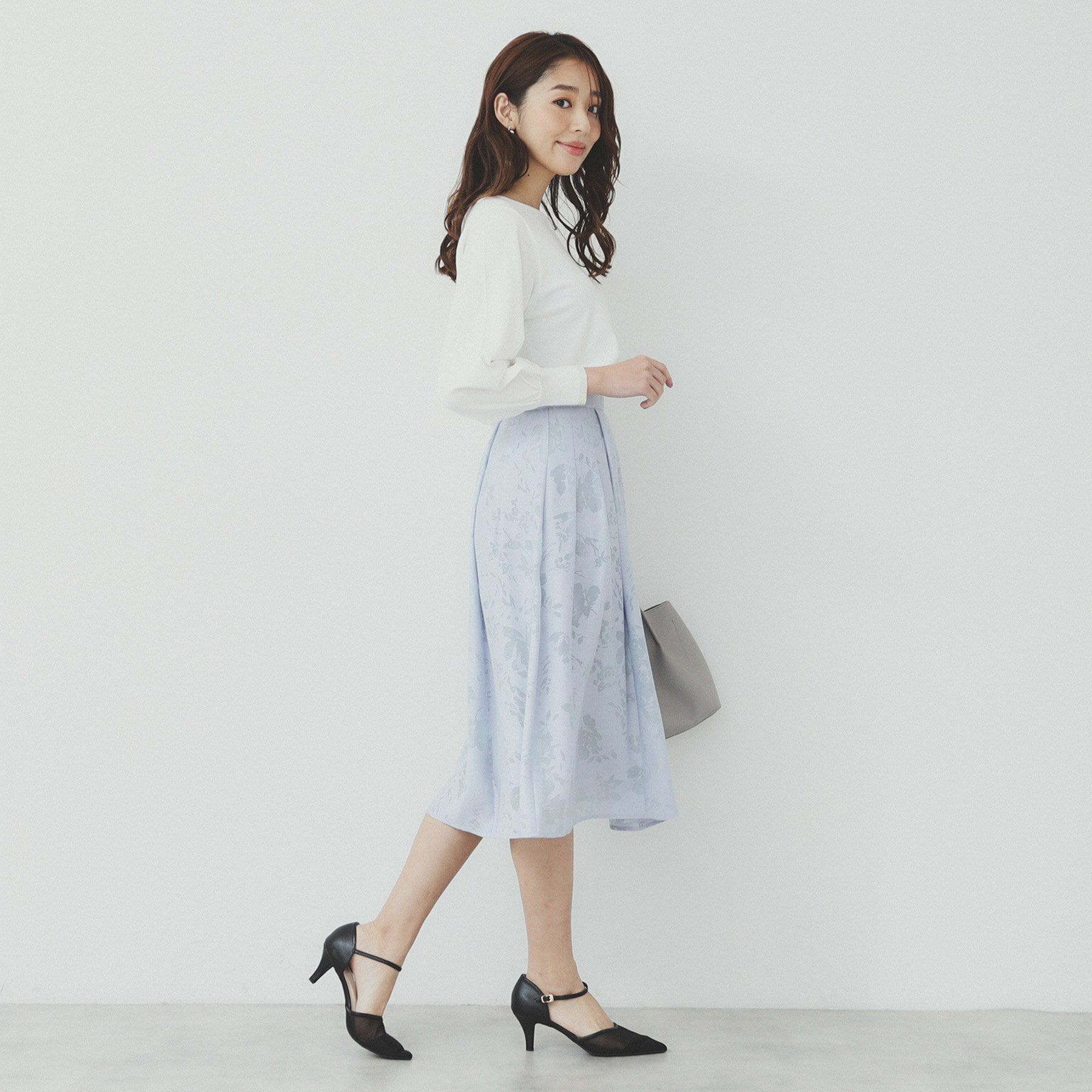 index「パーツ付きハートネックニットトップス【洗濯機洗い可】」|ニット・セーター|