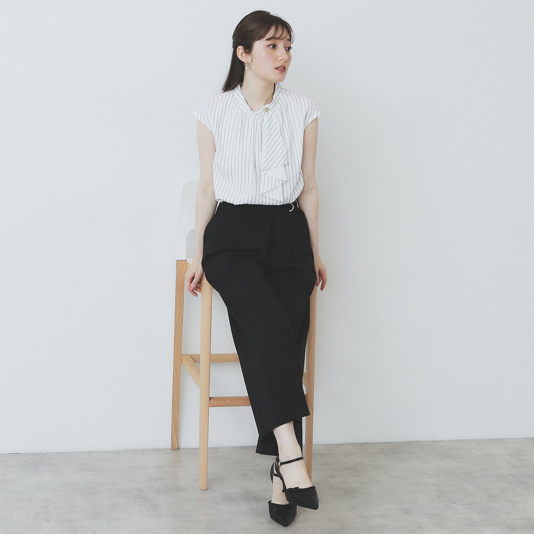 index「アシンメトリーボウタイブラウス【洗濯機洗い可】」|シャツ・ブラウス|