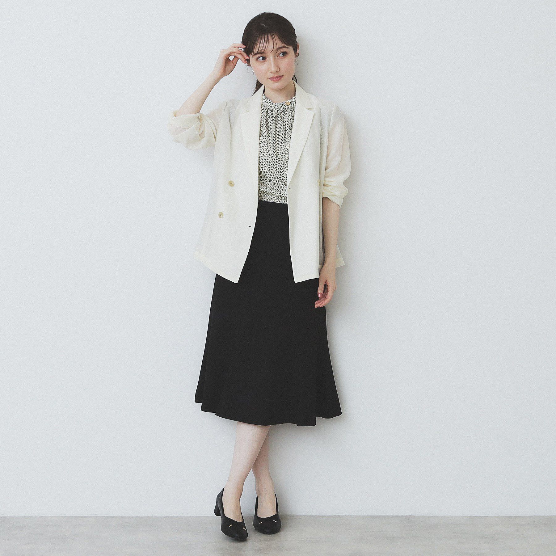 index「アシンメトリーボウタイブラウス【洗濯機洗い可】」|シャツ・ブラウス|