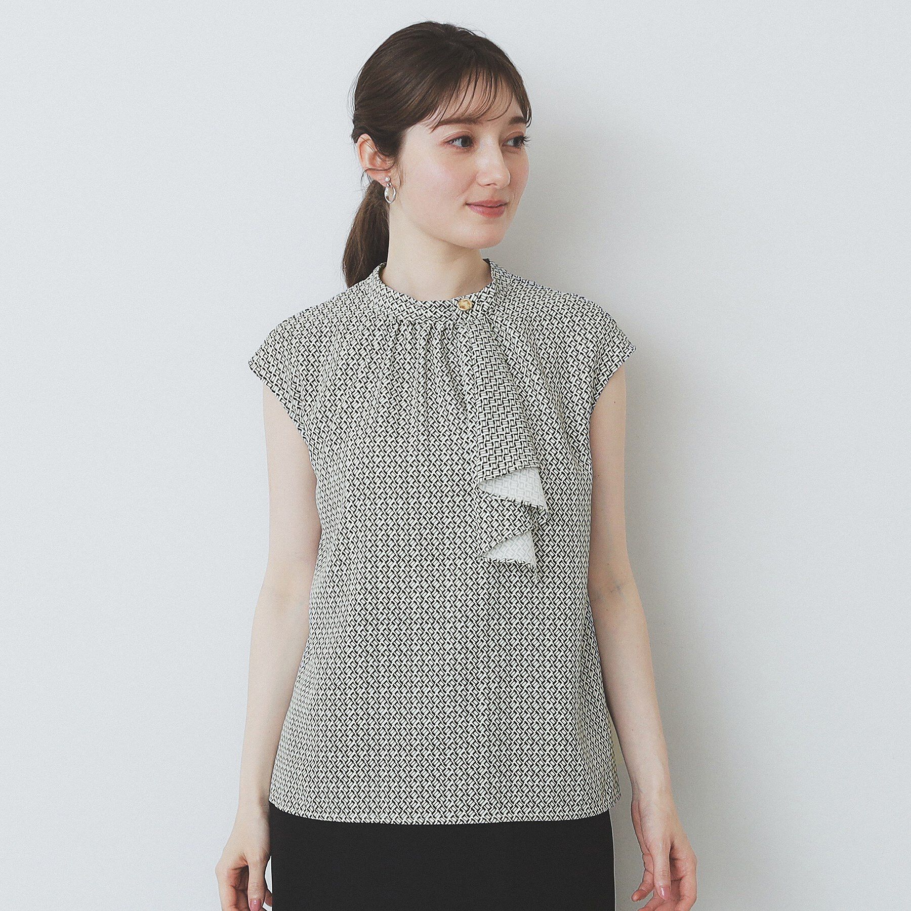 index「アシンメトリーボウタイブラウス【洗濯機洗い可】」|シャツ・ブラウス|