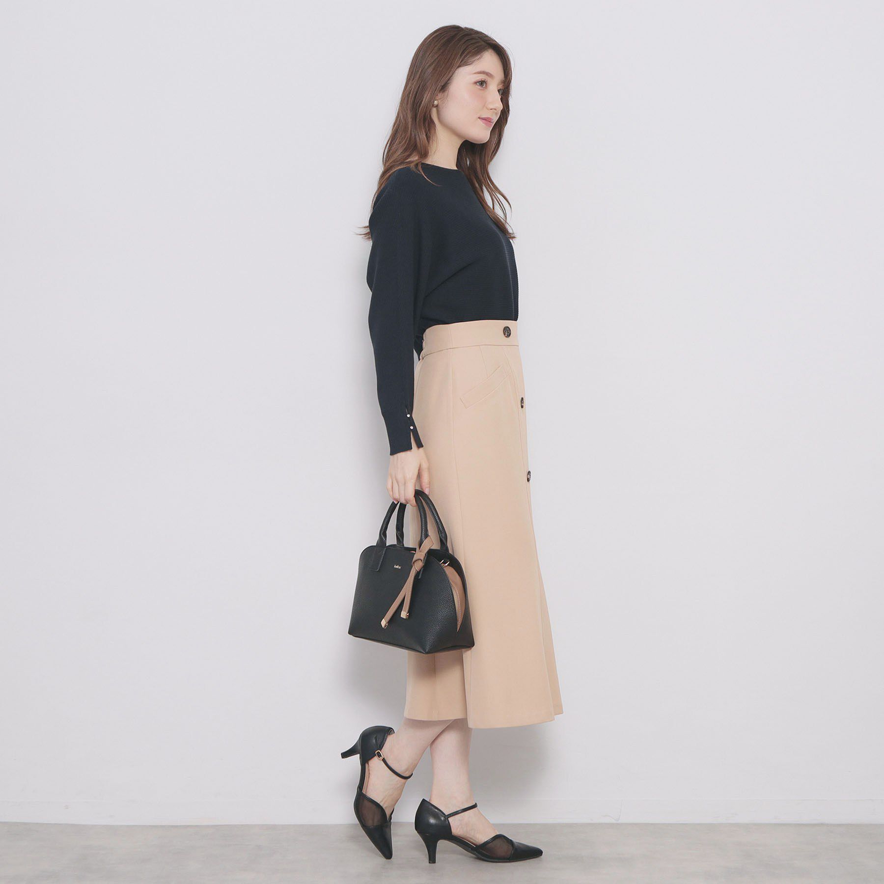 index「ドルマンリブニット【洗濯機OK/抗ピル】」|ニット・セーター|