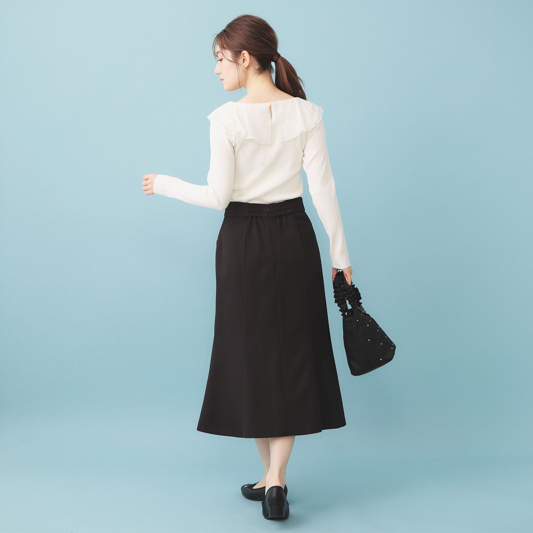 index「トレンチマーメイドフレアスカート【洗濯機OK/イージーアイロン】」|スカート|