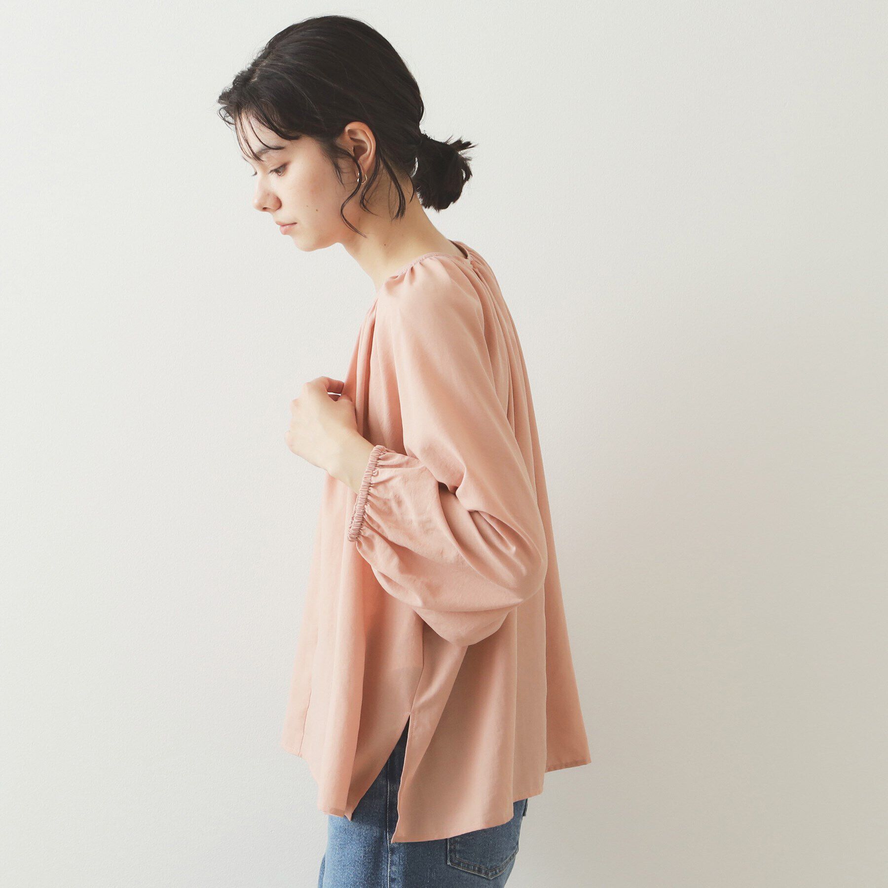 OPAQUE.CLIP「キャンディスリーブブラウス【洗濯機洗い可】」|シャツ・ブラウス|