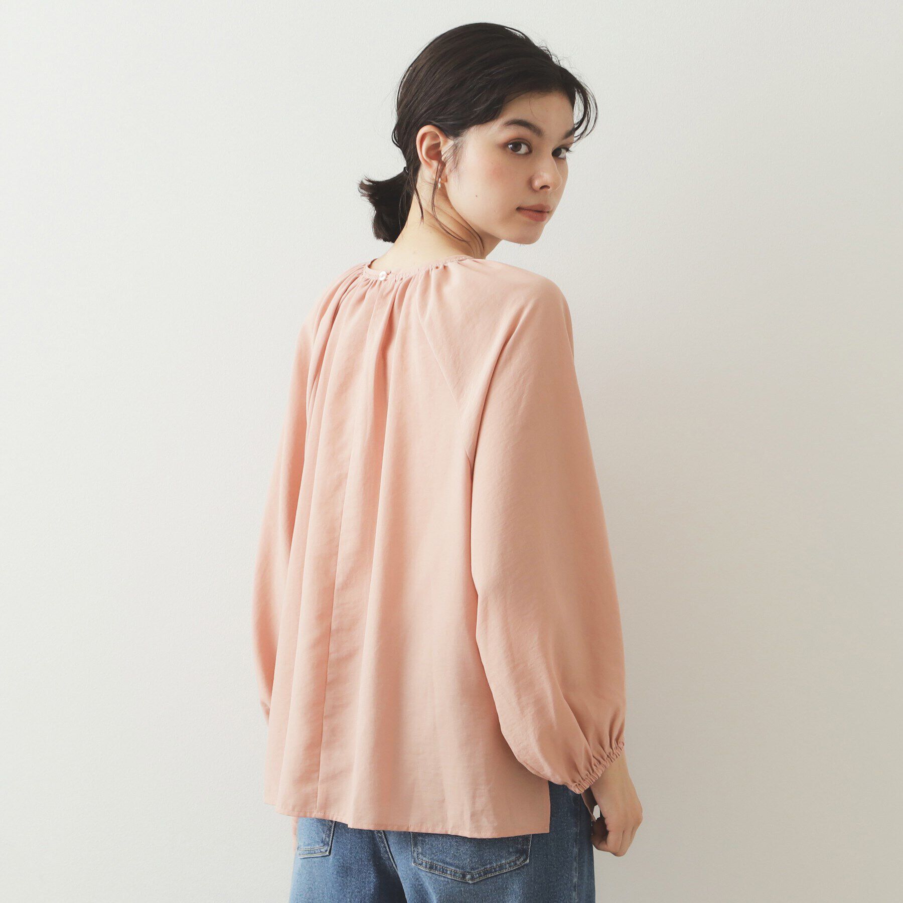 OPAQUE.CLIP「キャンディスリーブブラウス【洗濯機洗い可】」|シャツ・ブラウス|