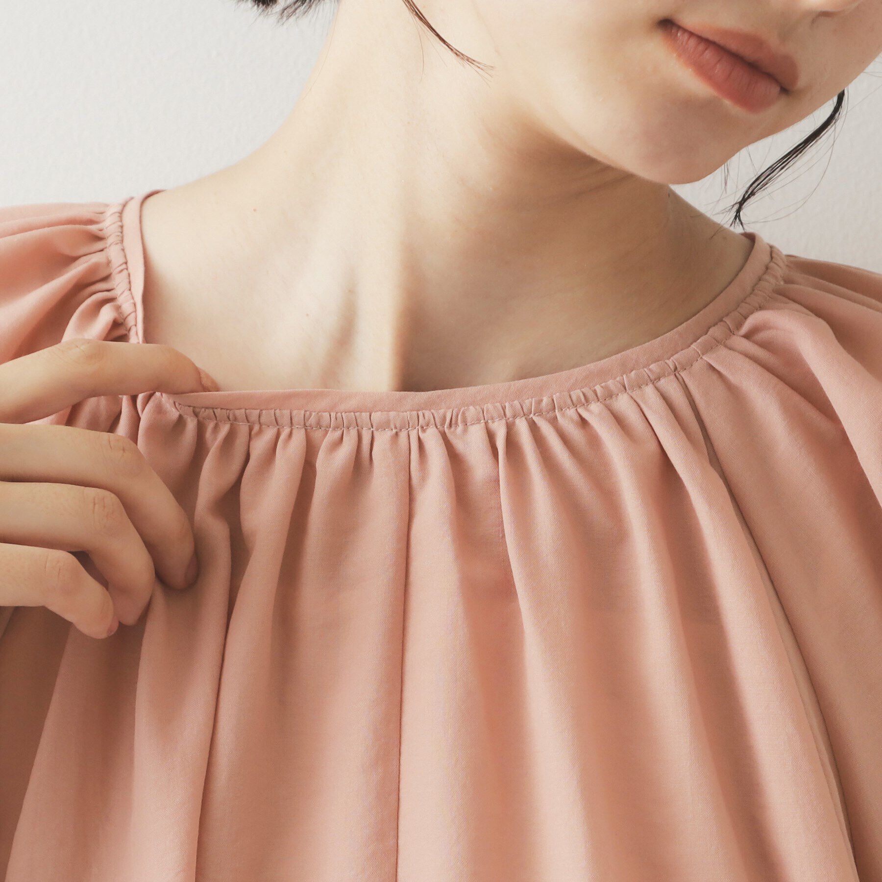 OPAQUE.CLIP「キャンディスリーブブラウス【洗濯機洗い可】」|シャツ・ブラウス|