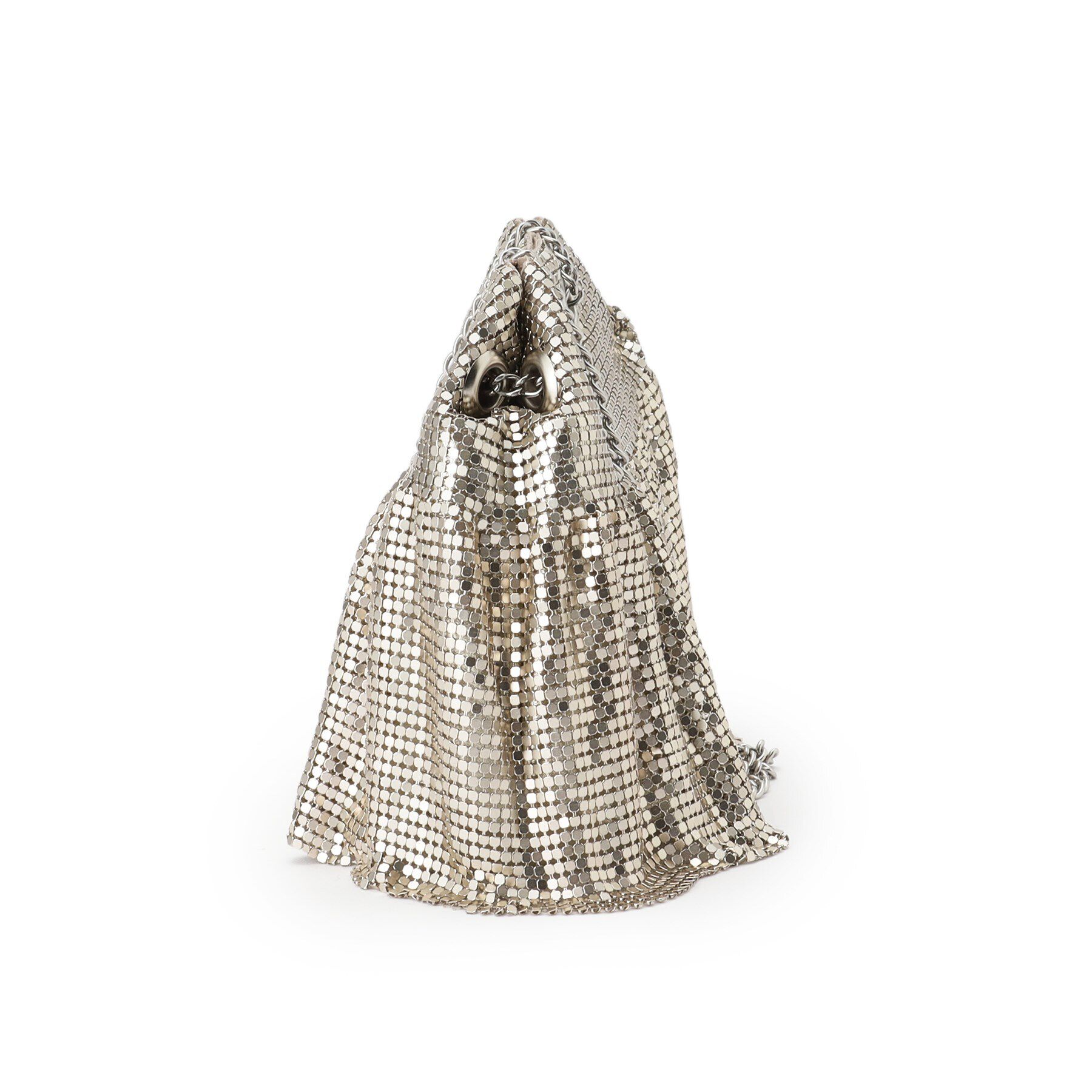 OPAQUE.CLIP「【2WAY】メタルメッシュフリルミニショルダーバッグ」|ショルダー・メッセンジャー|