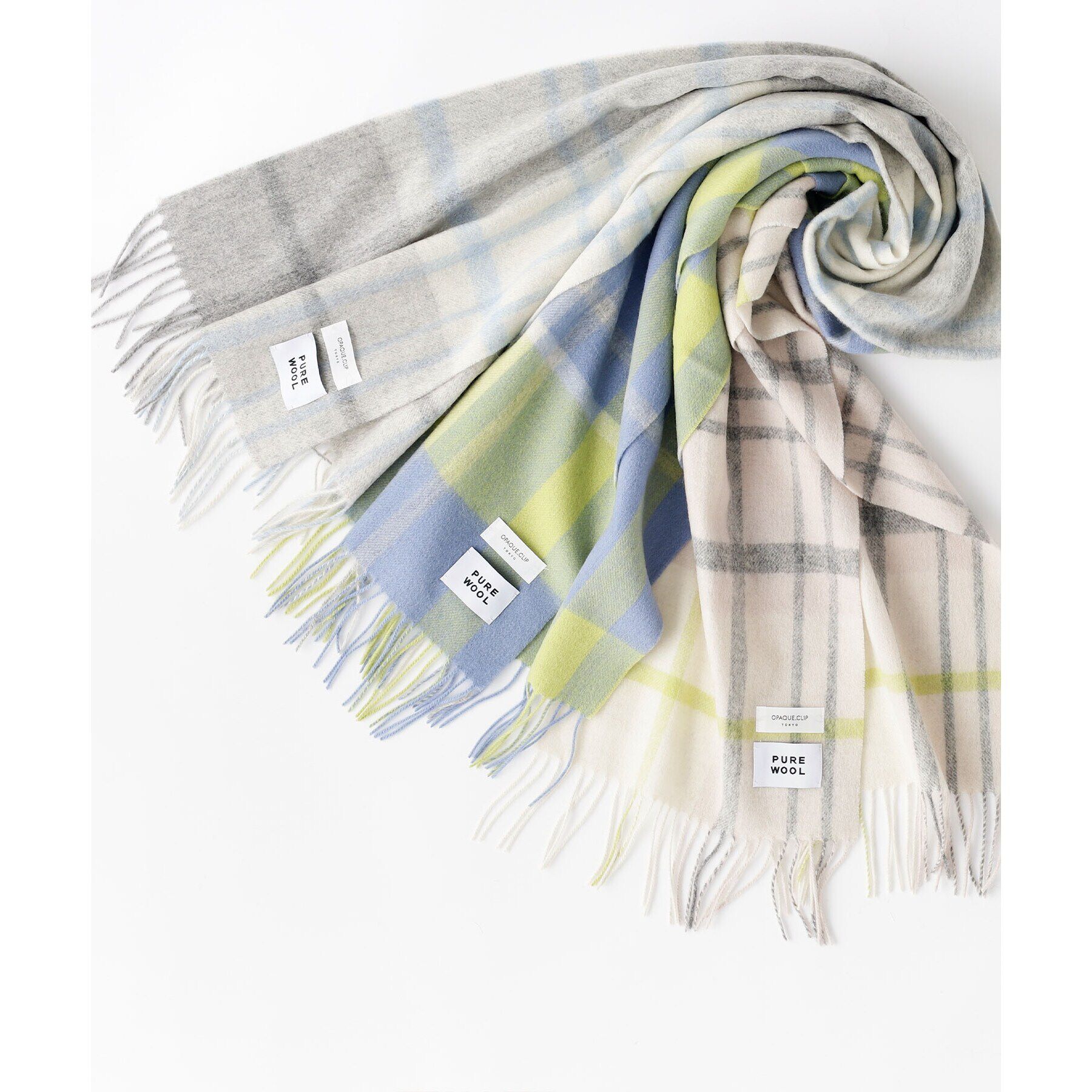 OPAQUE.CLIP「【12color/プチプラ/手洗い対応】ウール100％マフラー」|ストール|