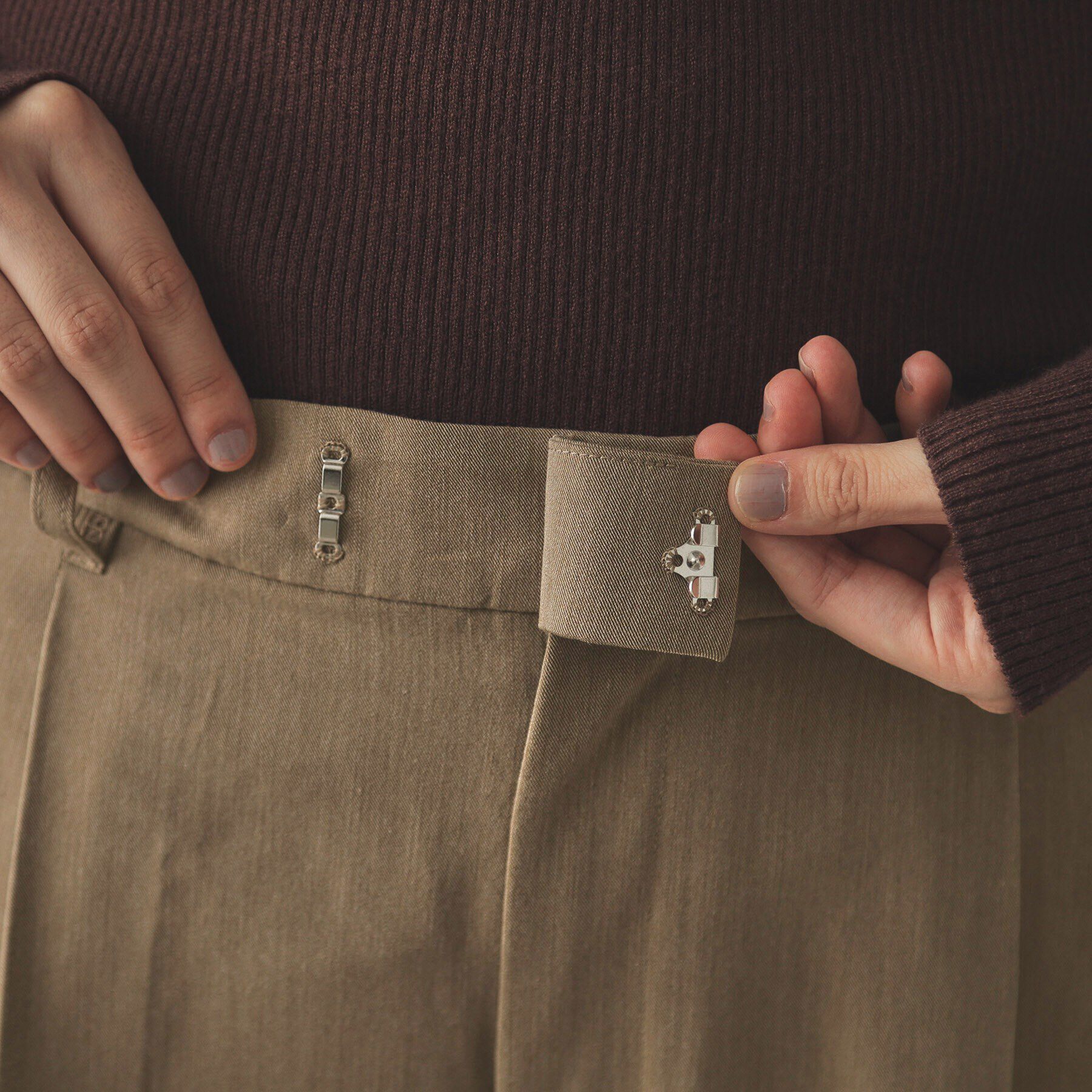 OPAQUE.CLIP「サイドタックワイドパンツ【洗濯機洗い可】」|その他|