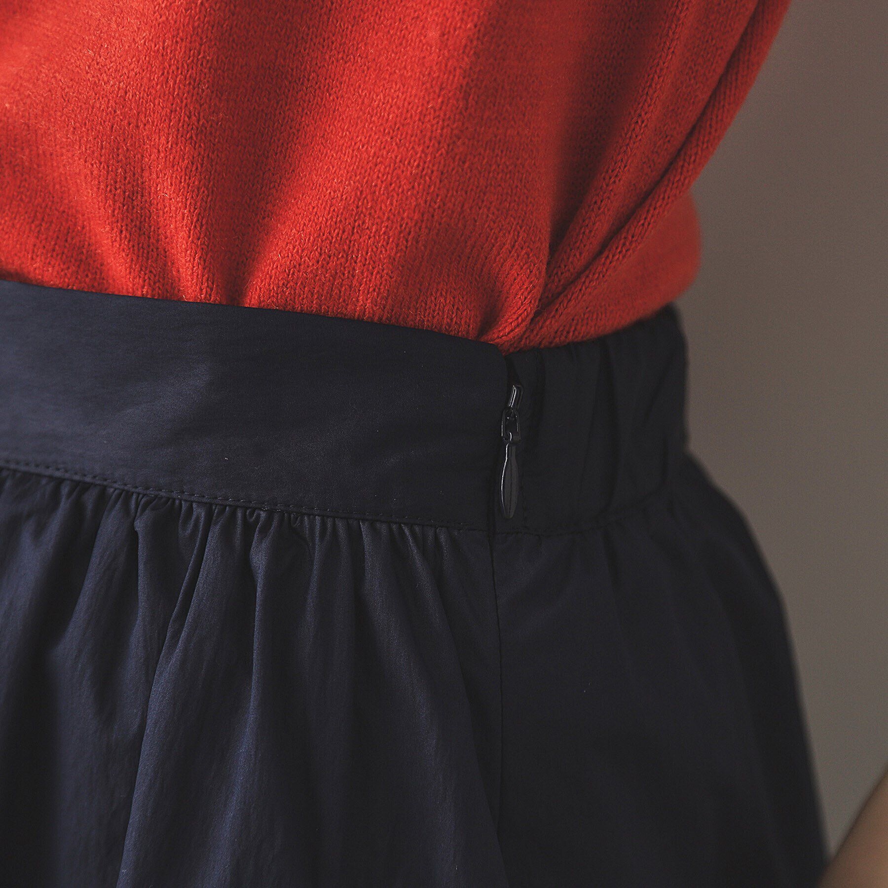 OPAQUE.CLIP「ミリタリーデザインフレアスカート【洗濯機洗い可】」|スカート|