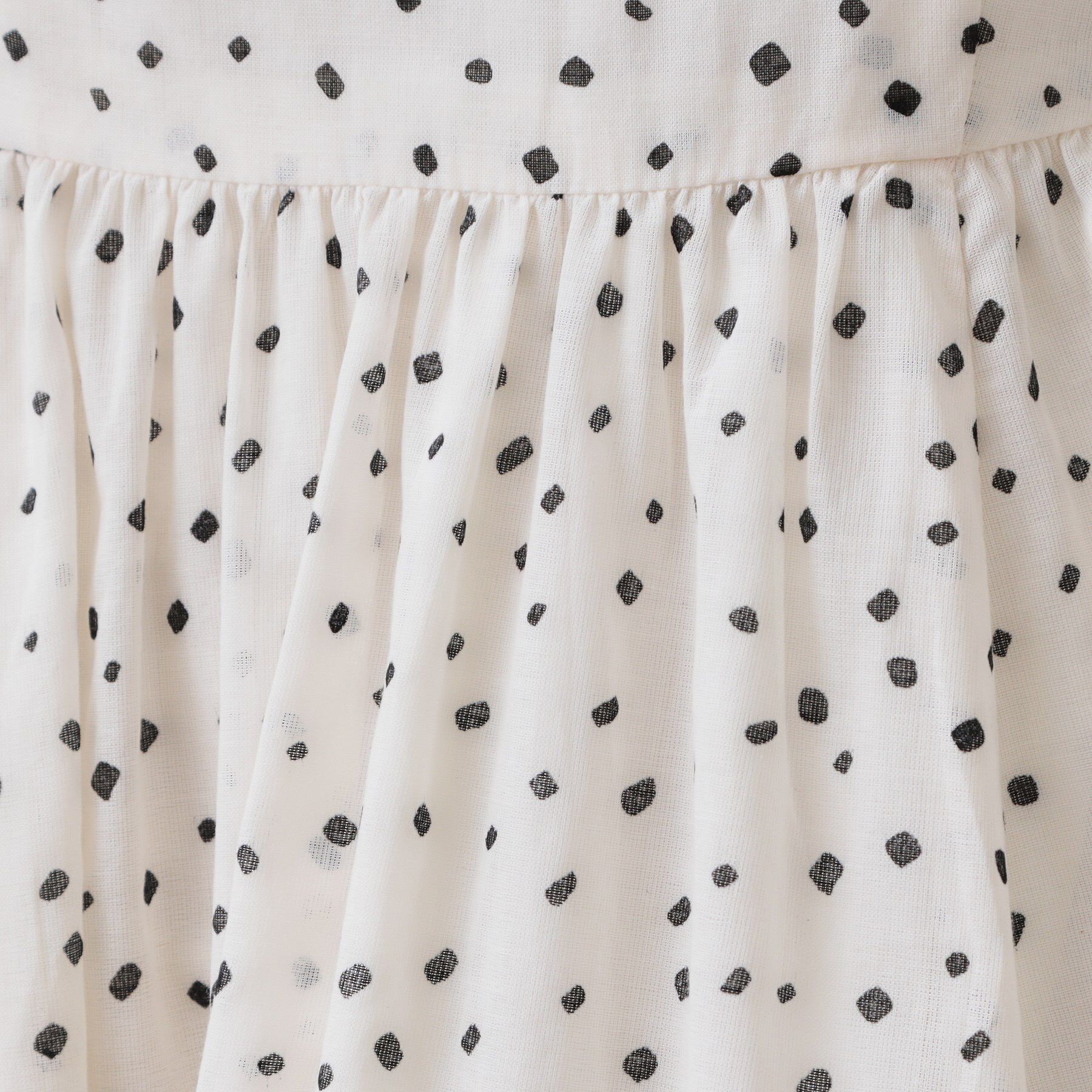 OPAQUE.CLIP「Vネックフィット＆フレアドレス/オーガニックコットン混【洗濯機洗い可】」|ワンピース|