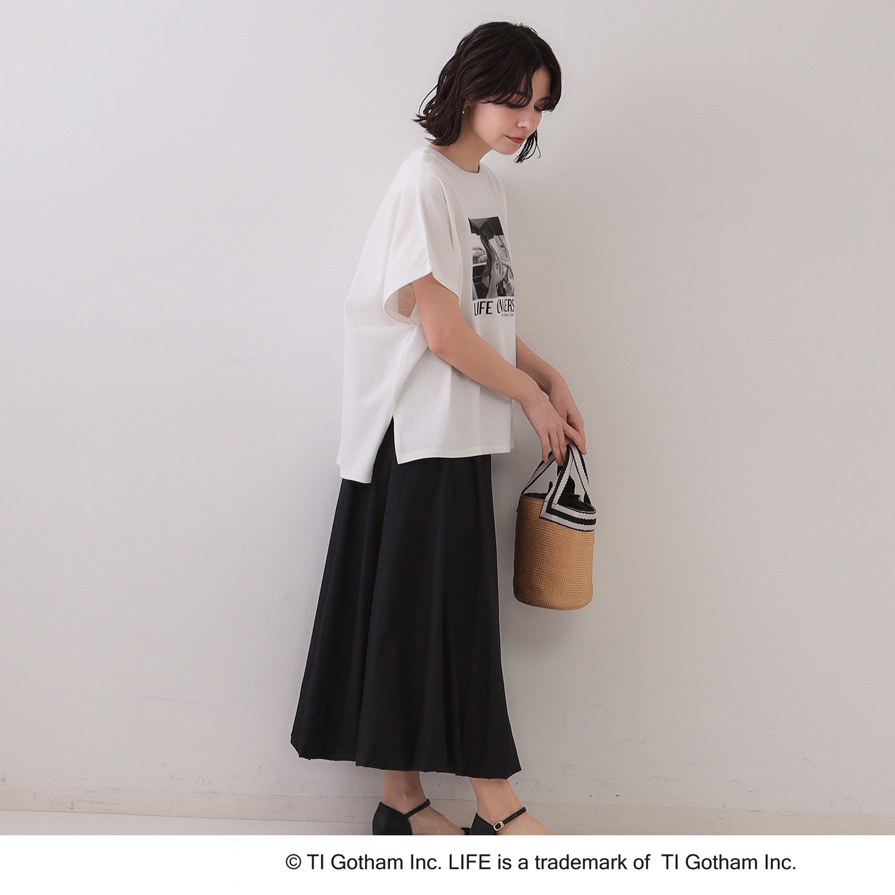 OPAQUE.CLIP「【LIFE（ライフ）】フォトTシャツ」|Tシャツ・カットソー|