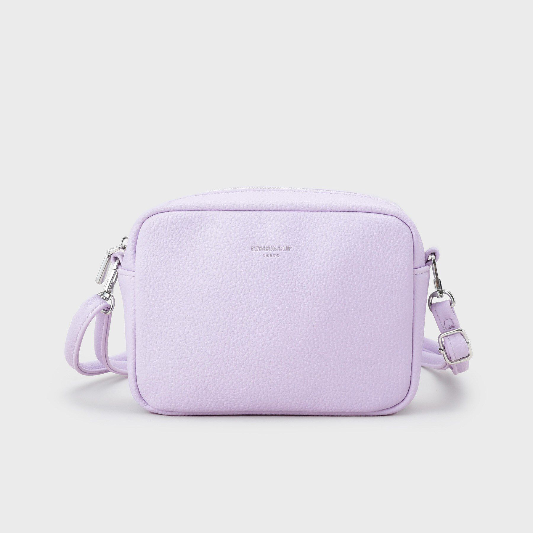 OPAQUE.CLIP「シュリンク合皮スクエアミニショルダーバッグ【軽量／長さ調整可能】」|ショルダー・メッセンジャー|