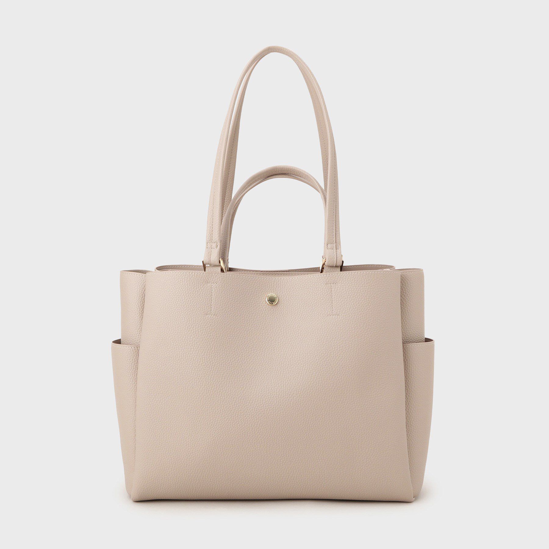 OPAQUE.CLIP「シュリンク合皮大容量トートバッグ【人間工学／軽量／A4サイズ対応／2WAY】」|トートバッグ|