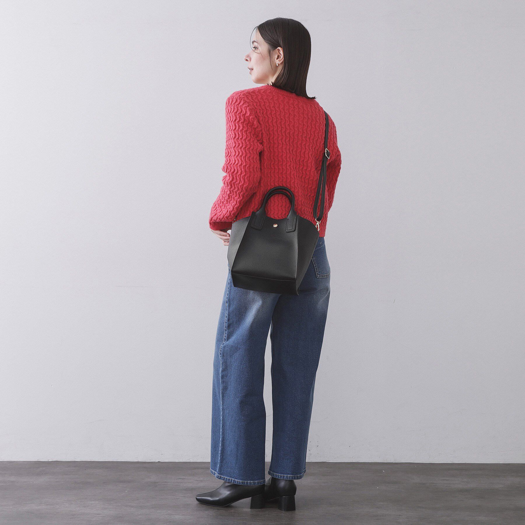 OPAQUE.CLIP「サイドウィングミドルトートバッグ【2WAY／軽量】」|ショルダー・メッセンジャー|