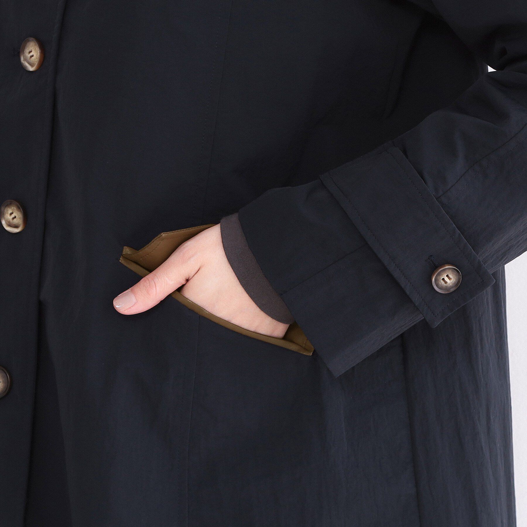 OPAQUE.CLIP「撥水ステンカラーコート【洗える】」|ステンカラーコート|