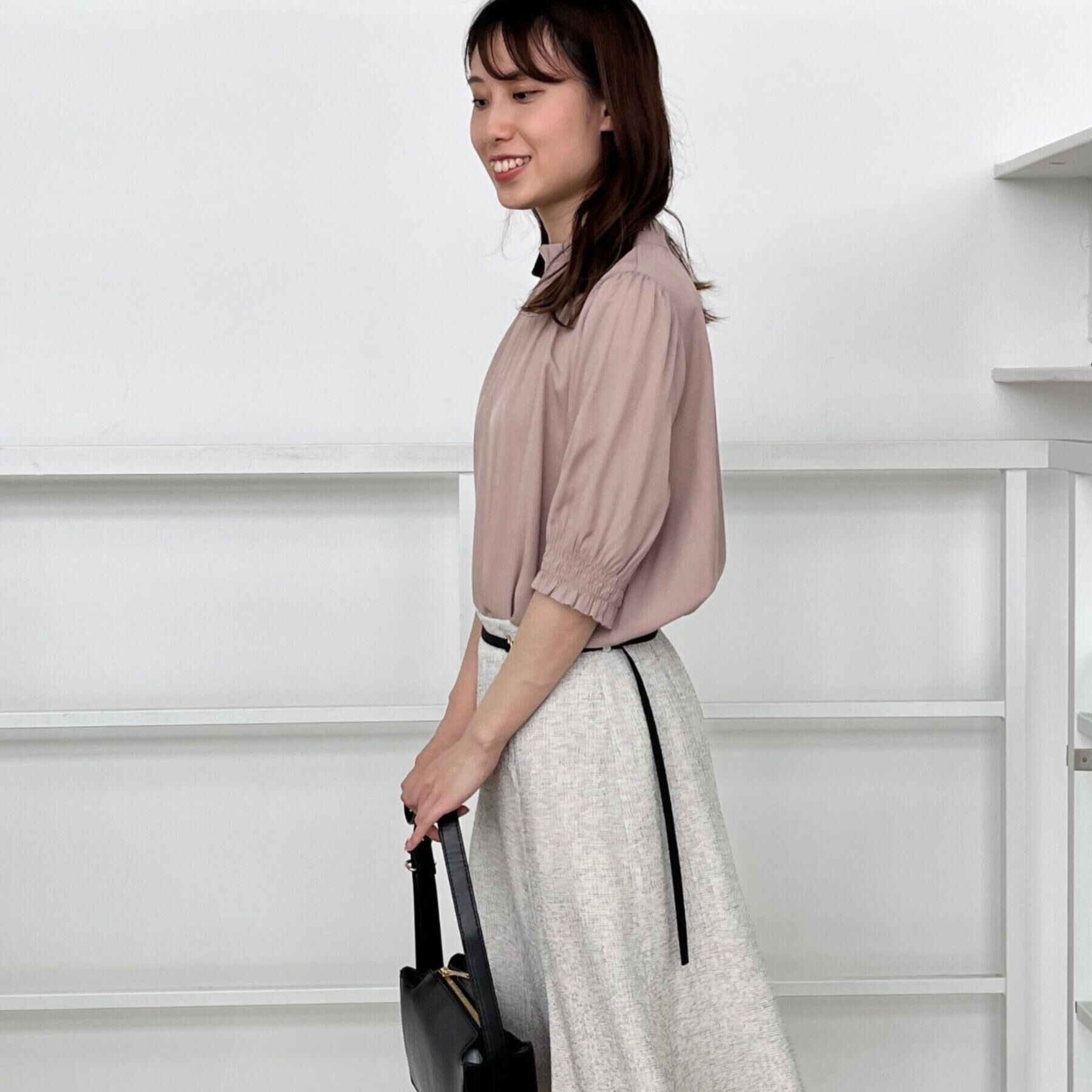 Couture broach「【SS～LLサイズ・二の腕カバー・通勤】RTピケシャーリングブラウス」|シャツ・ブラウス|