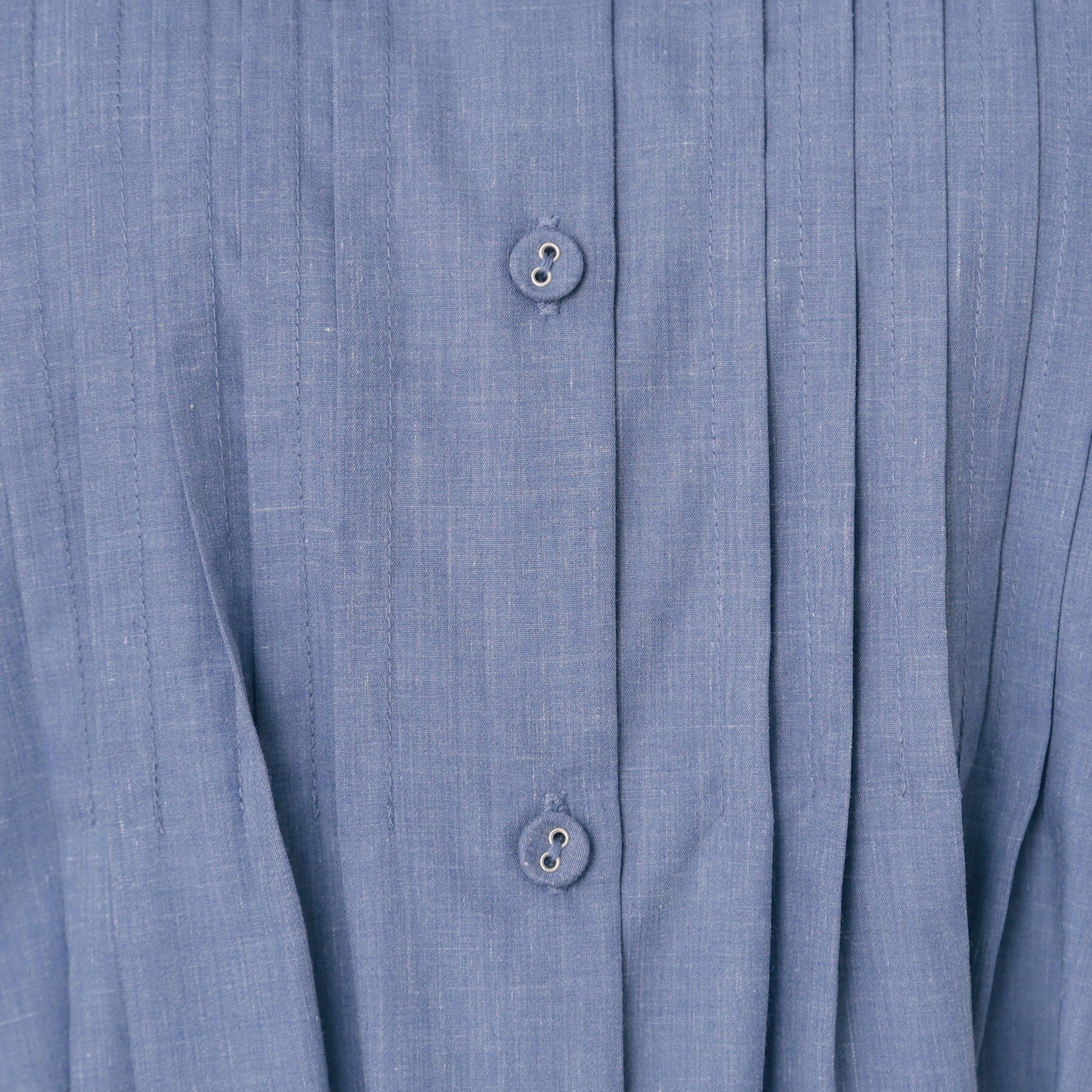 Couture broach「【Aライン・細見え】フロントタックシャツワンピース」|ワンピース|