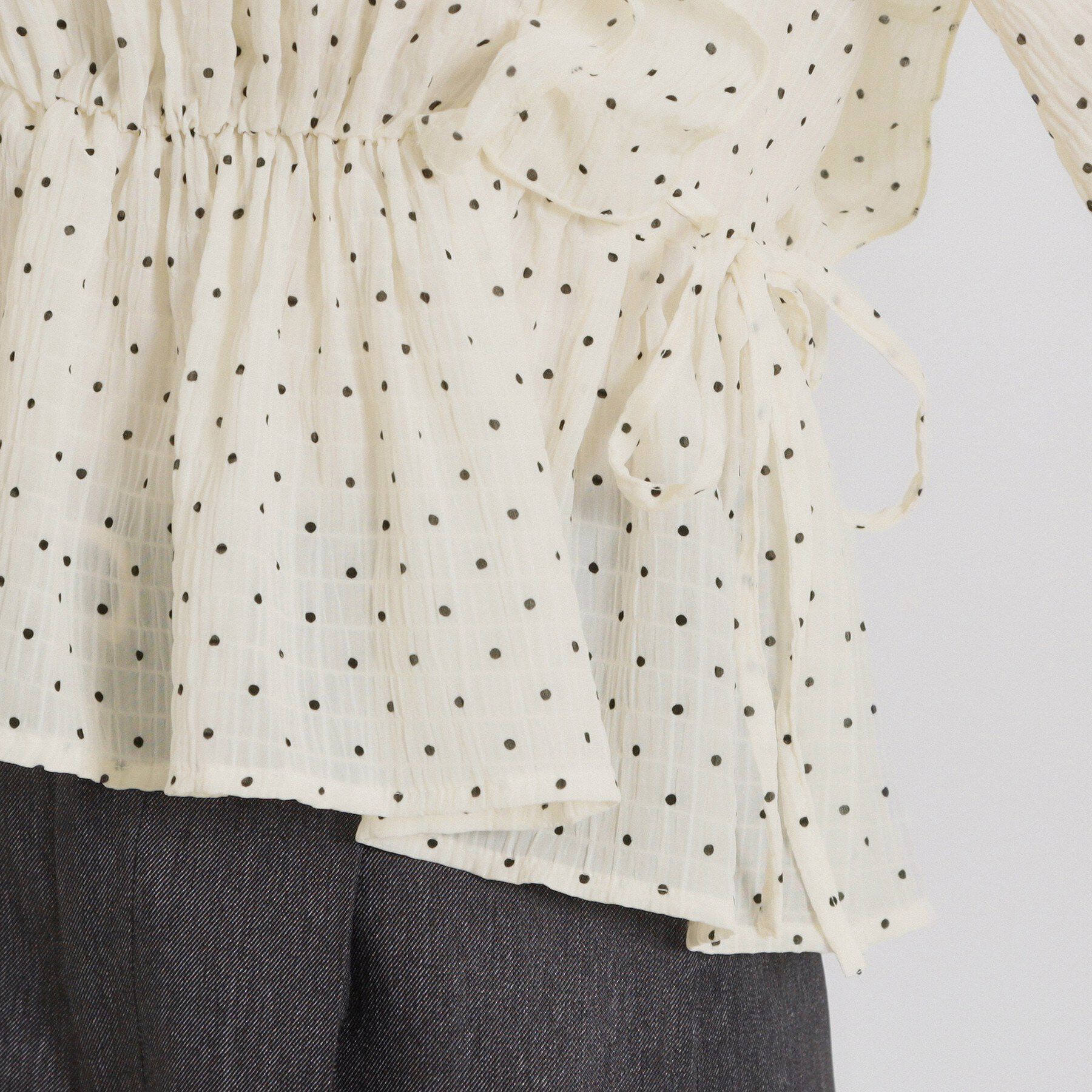 Couture broach「シアーシャーリングブラウス」|シャツ・ブラウス|