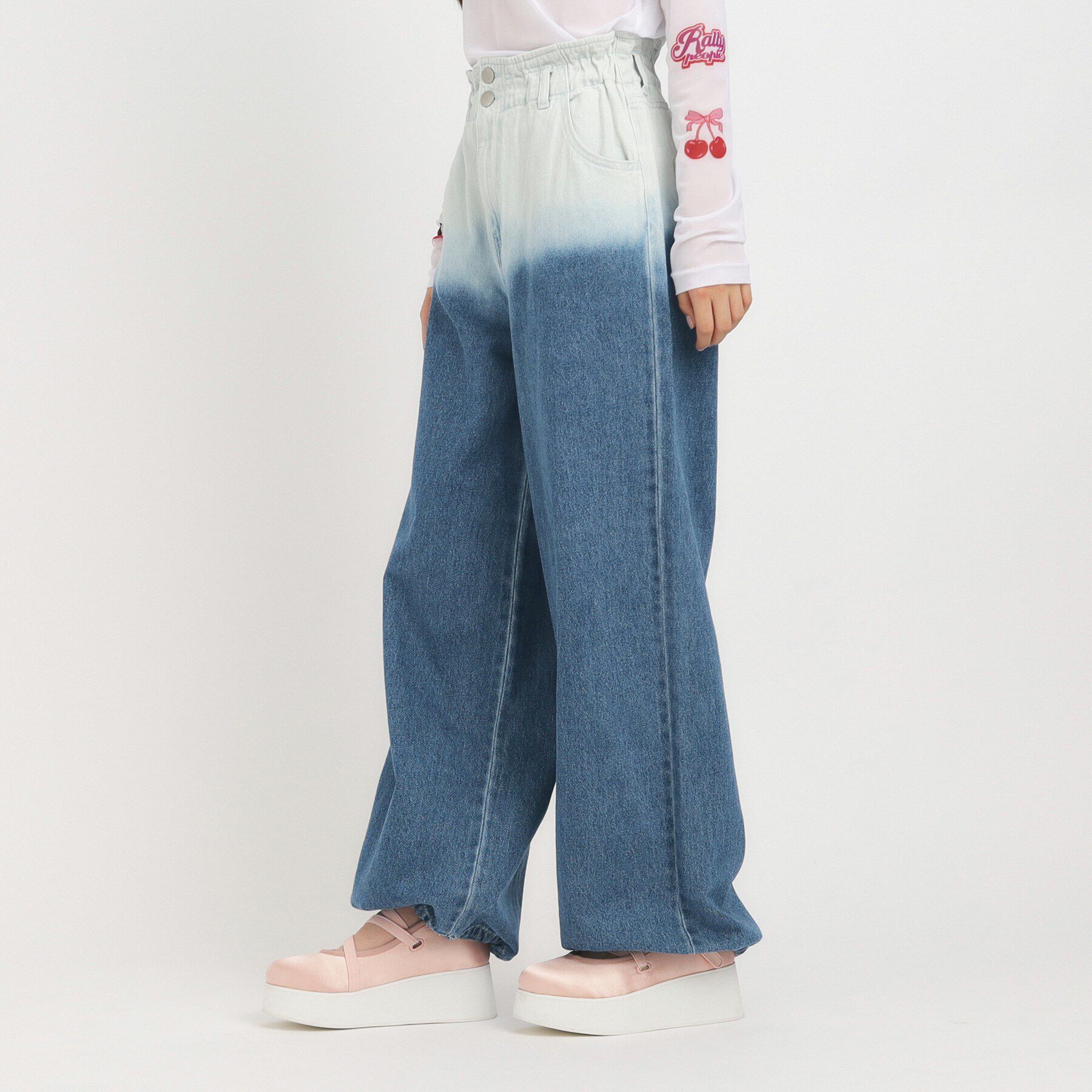 PINK-latte「【るーつくコラボ】グラデーションパンツ」|その他|