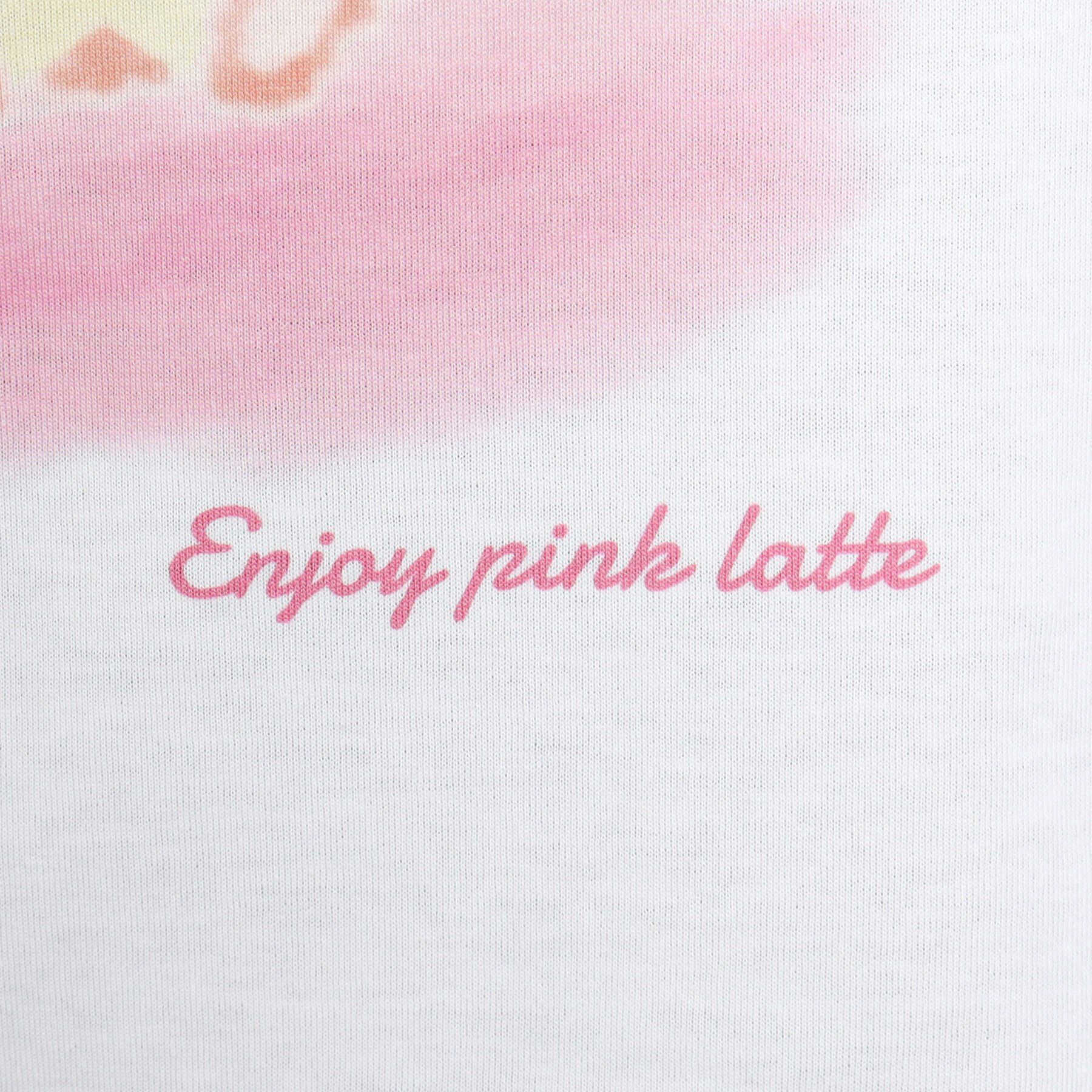 PINK-latte「【130cmあり】ラグランプリントロンT」|Tシャツ・カットソー|