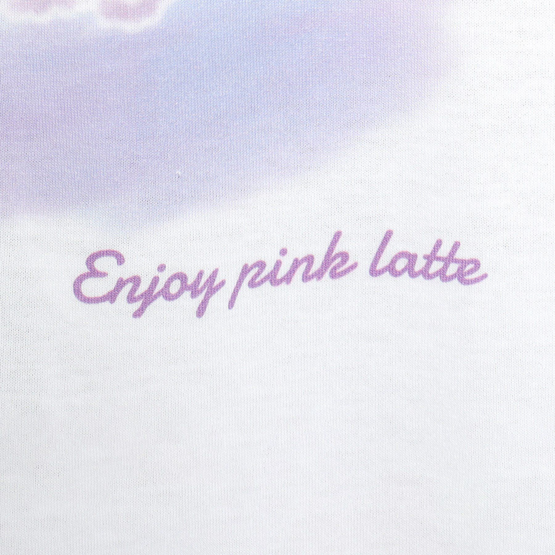 PINK-latte「【130cmあり】ラグランプリントロンT」|Tシャツ・カットソー|
