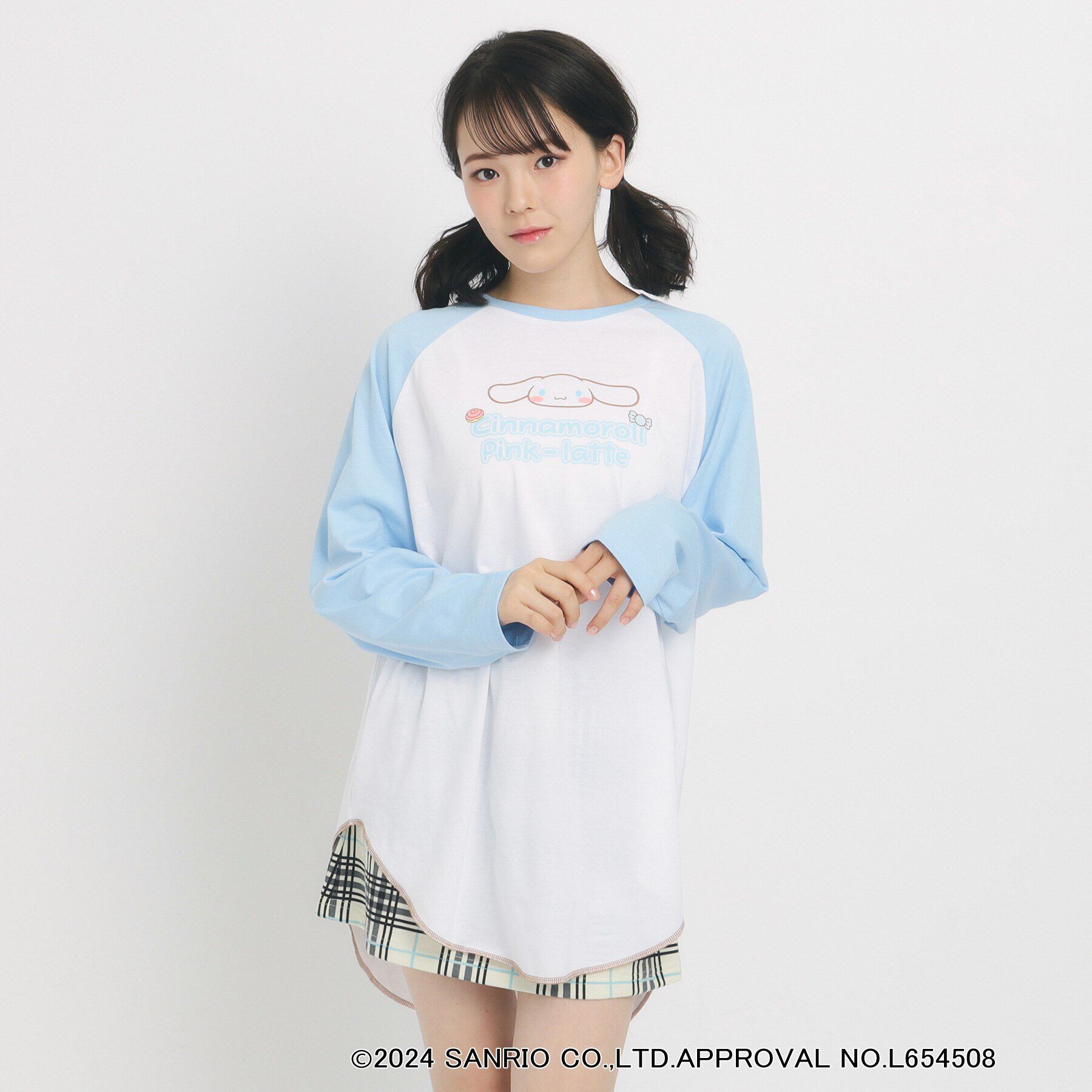 PINK-latte「【サンリオコラボ】ラグランロンT」|Tシャツ・カットソー|