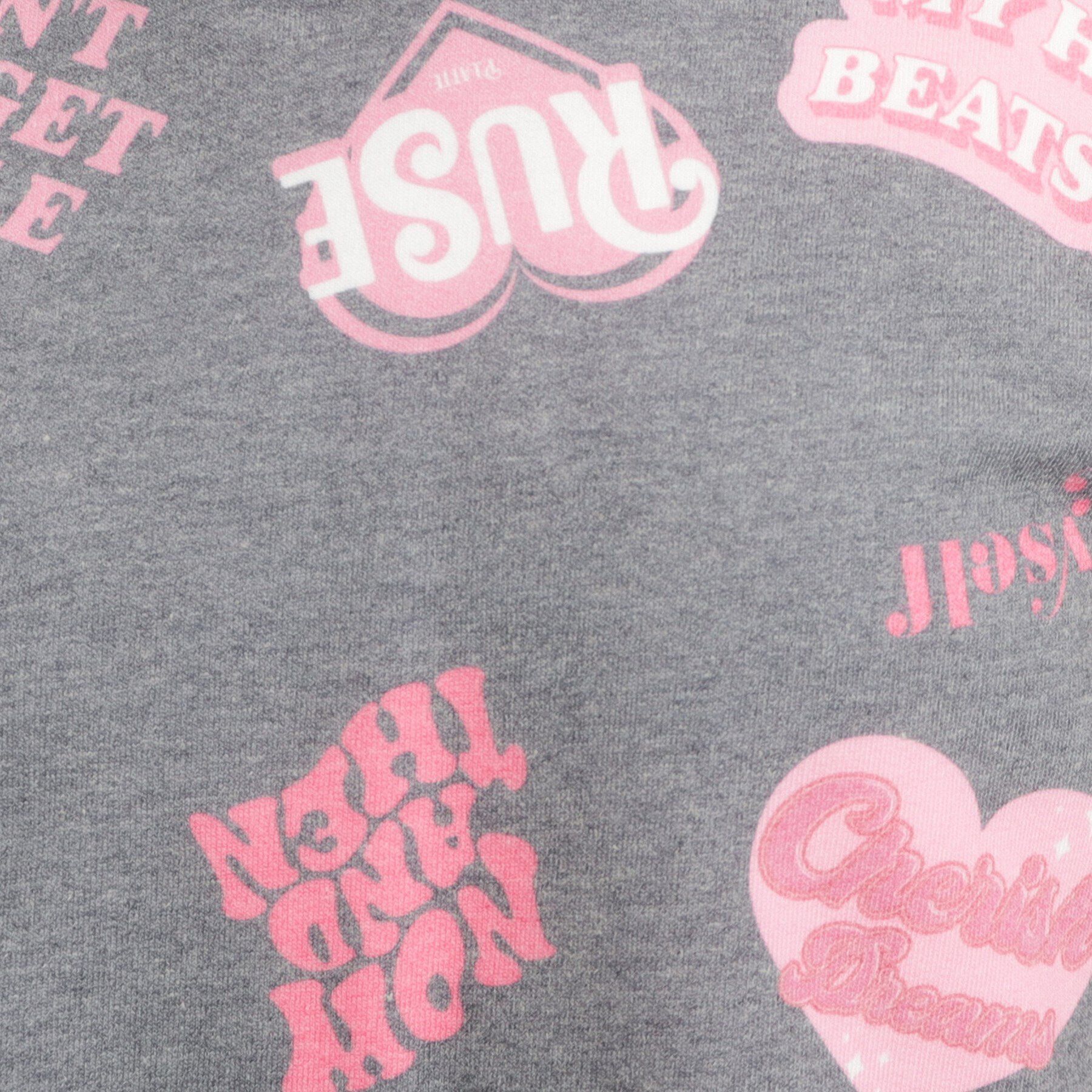 PINK-latte「【るーつくコラボ】総柄プリントショートフーディー」|パーカー|