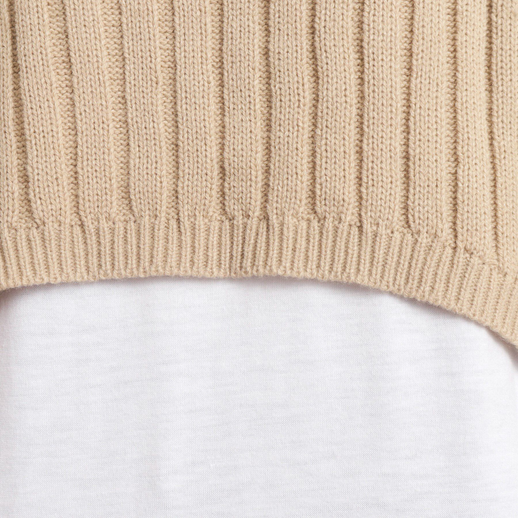 PINK-latte「【セットアイテム】ベーシック レイヤー見せショート丈ニット」|ニット・セーター|