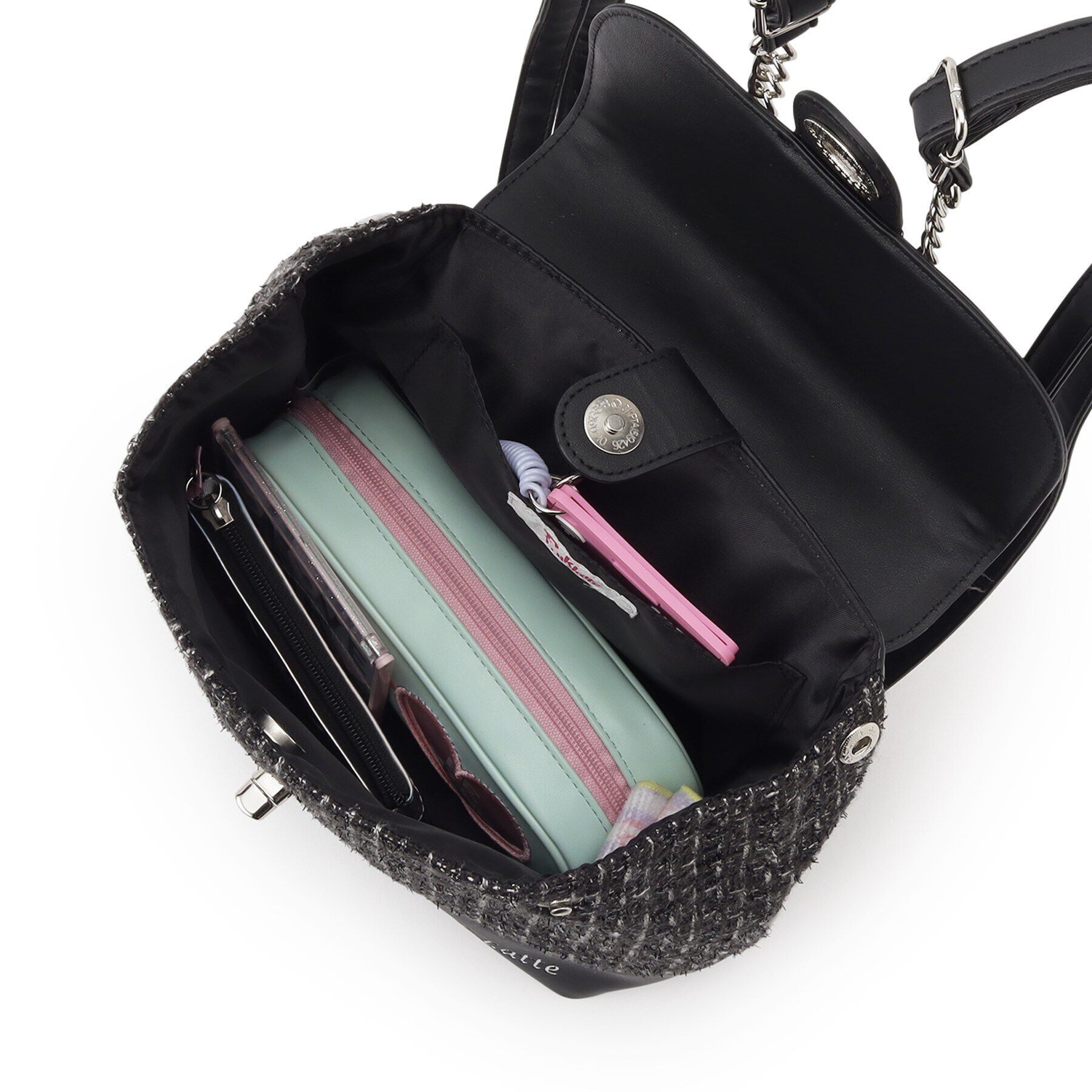 PINK-latte「フラップチェーンリュック」|リュック|