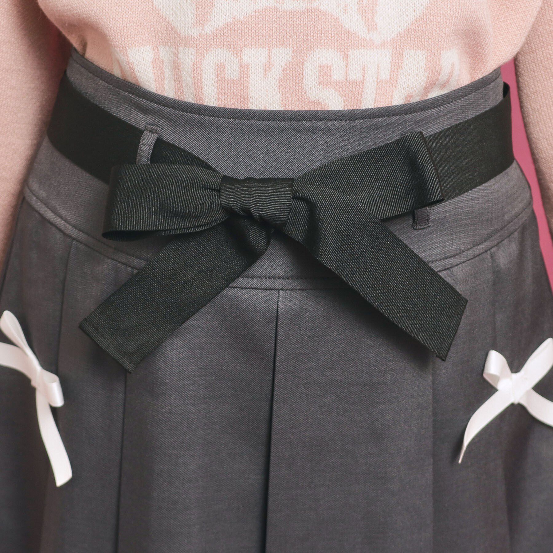 PINK-latte「【トレンド部発】かわいさ盛れる ベルト付きプリーツスカート」|スカート|