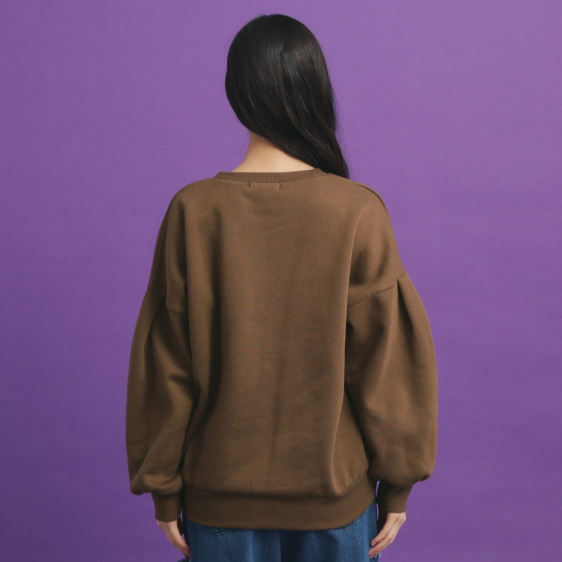 PINK-latte「リボン立体刺繍裏起毛プルオーバー」|その他|